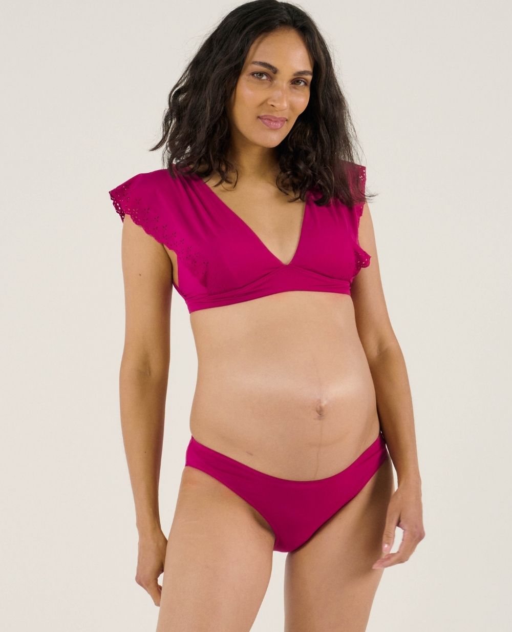 cache-c-ur-bloom-bikini-de-maternit-2-pi-ces-fuschia image 2