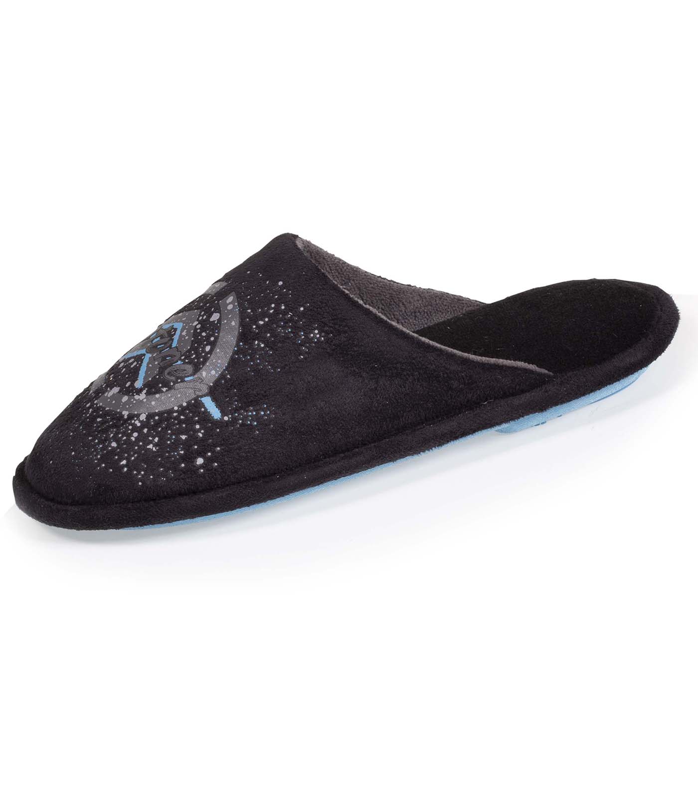 isotoner-chaussons-mules-plates-junior-noir-logo image 6