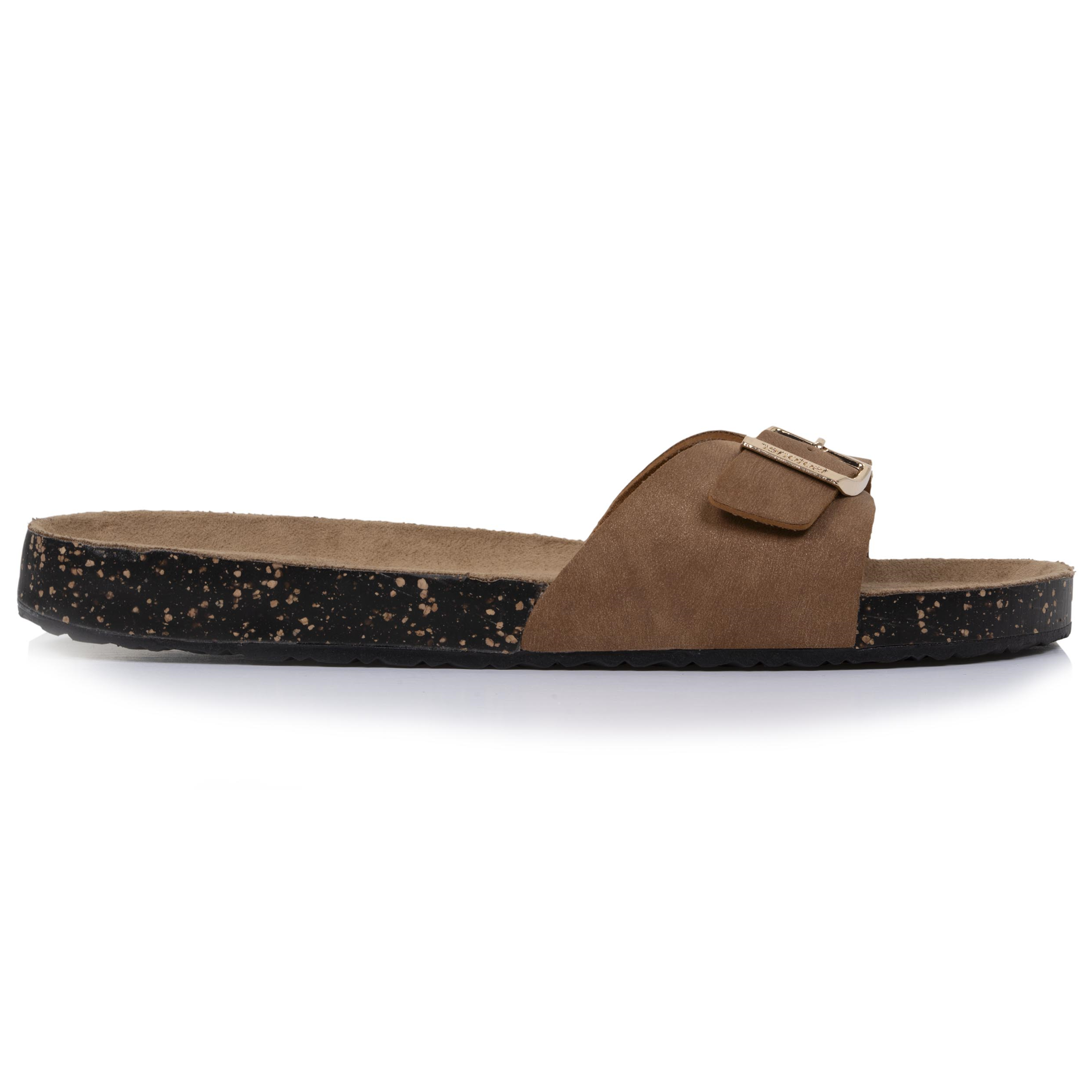 isotoner-mules-sandales-femme-simple-bride-camel image 8
