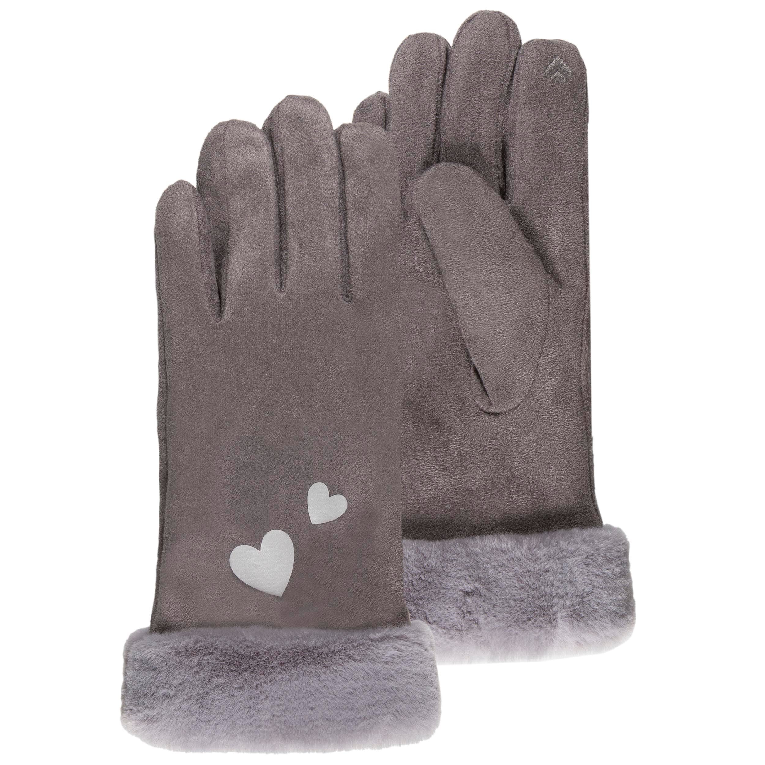 isotoner-gants-enfant-10-12-ans-c-urs-gris-tactiles-smartouch image 2