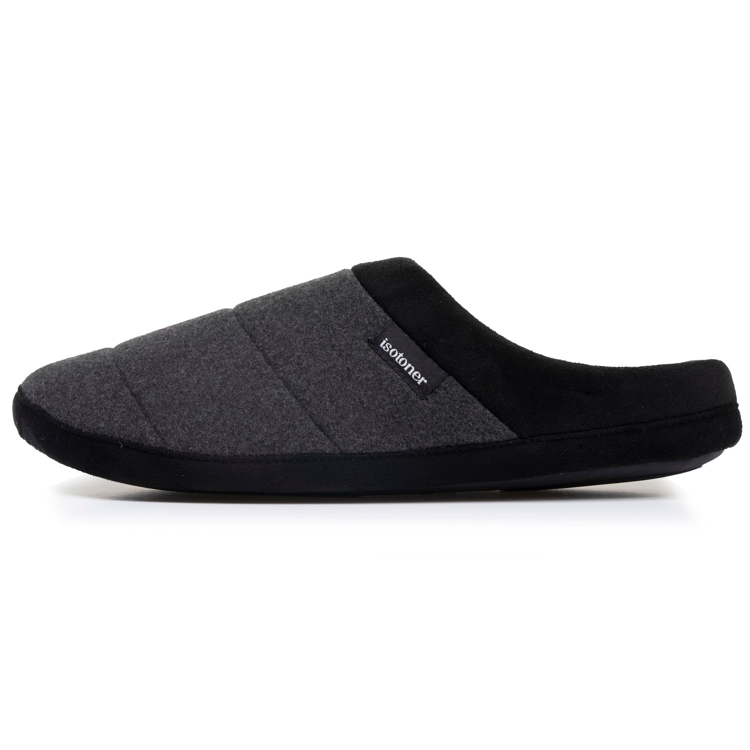 isotoner-chaussons-mules-homme-gris-chin-fonc-extra-light image 3