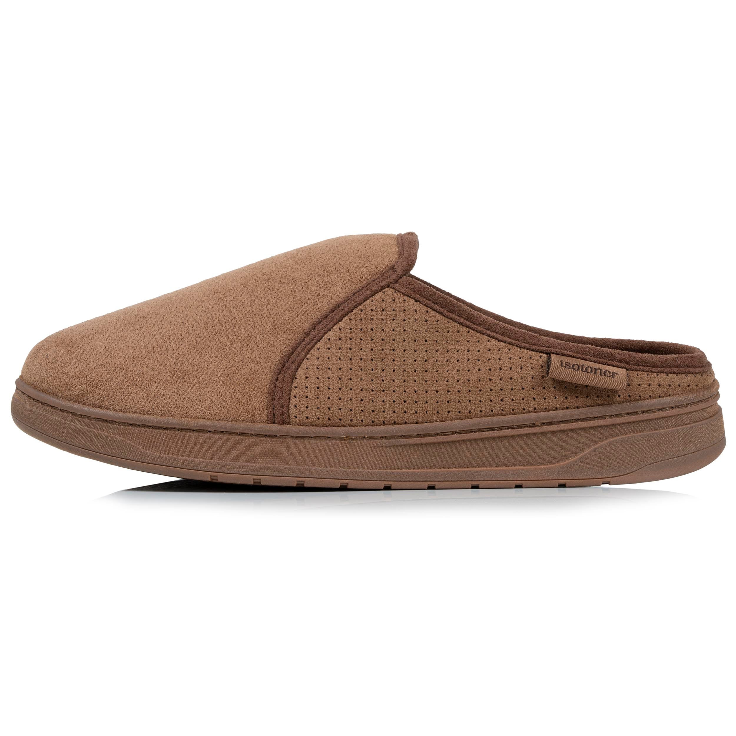 isotoner-chaussons-mules-homme-camel-perfor-es image 3