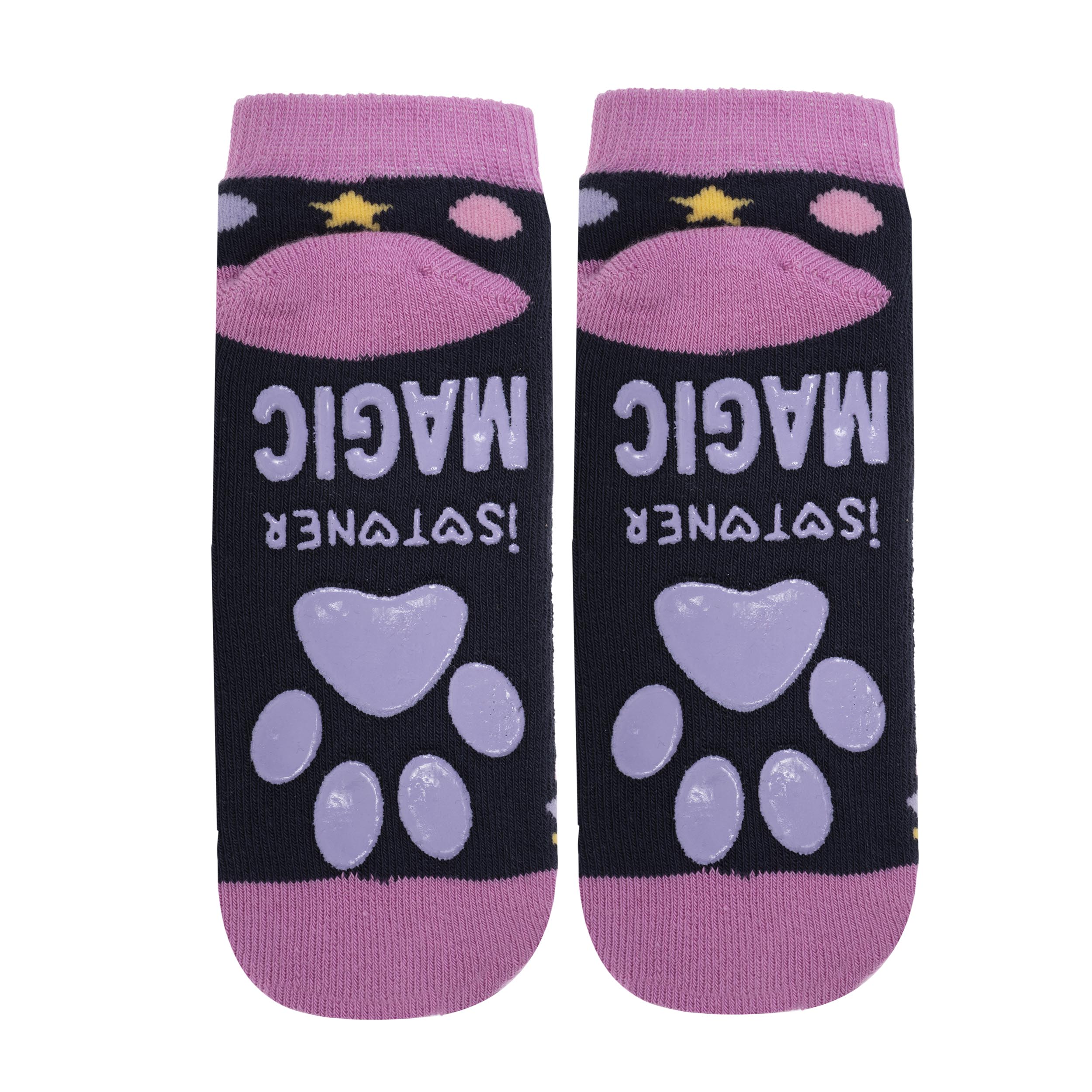 isotoner-chaussettes-anti-d-rapantes-enfant-marine-licorne-1-4-ans image 3