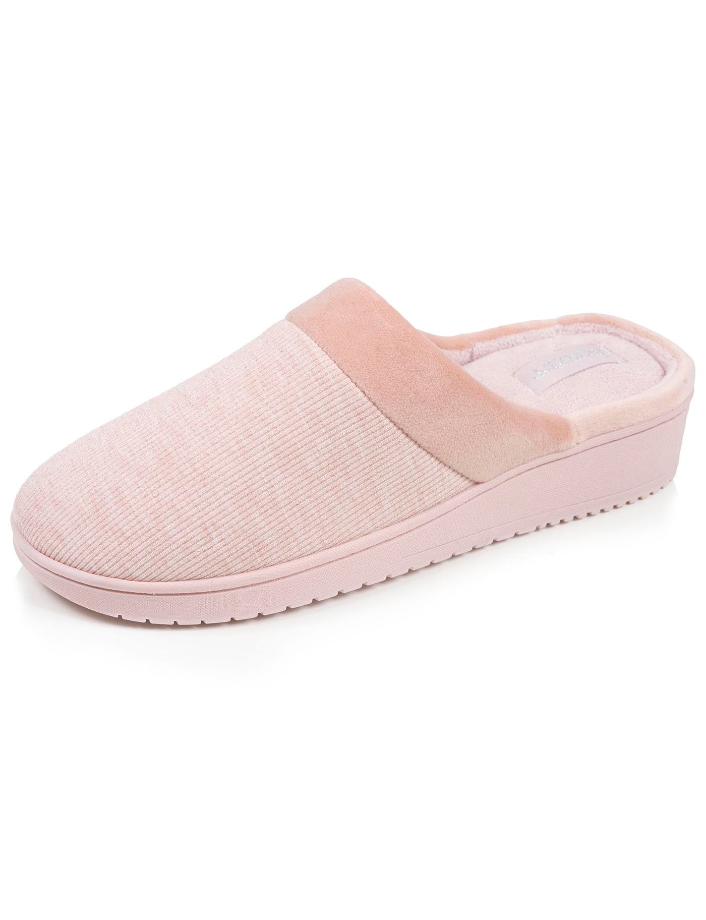 isotoner-chaussons-mules-talon-femme-blush-velours image 7