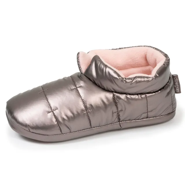 isotoner-chaussons-bottillons-femme-bronze image 1