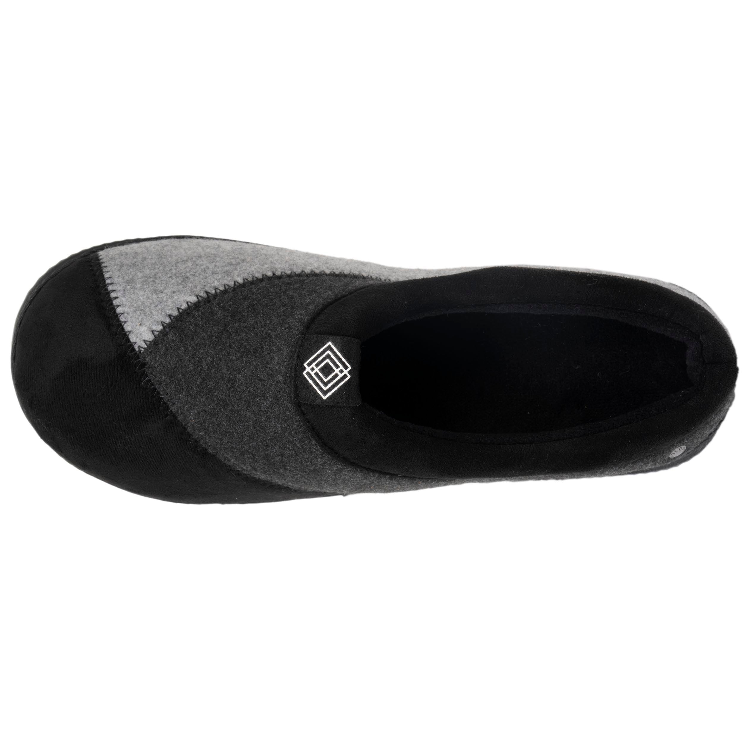 isotoner-chaussons-mules-homme-d-grad-gris image 3
