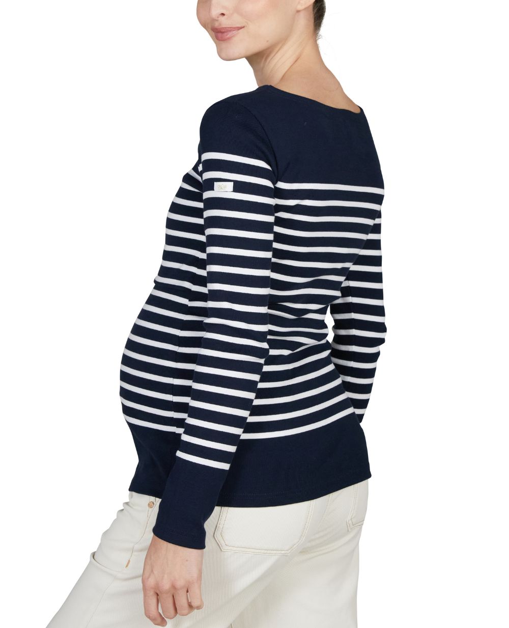 cache-c-ur-marini-re-de-grossesse-et-d-allaitement-benodet-marine-blanc image 3