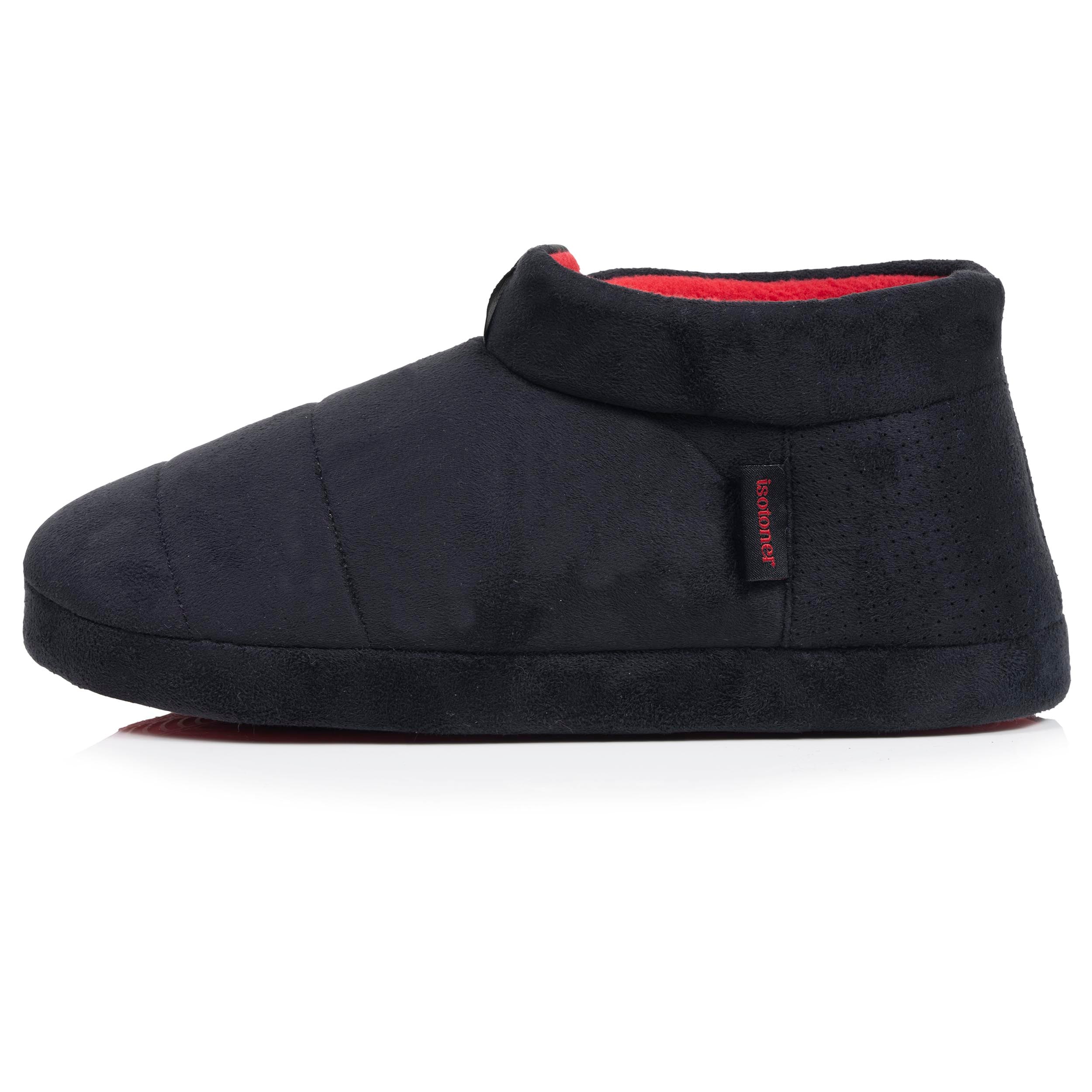 isotoner-chaussons-bottillons-homme-su-dine-noir image 3