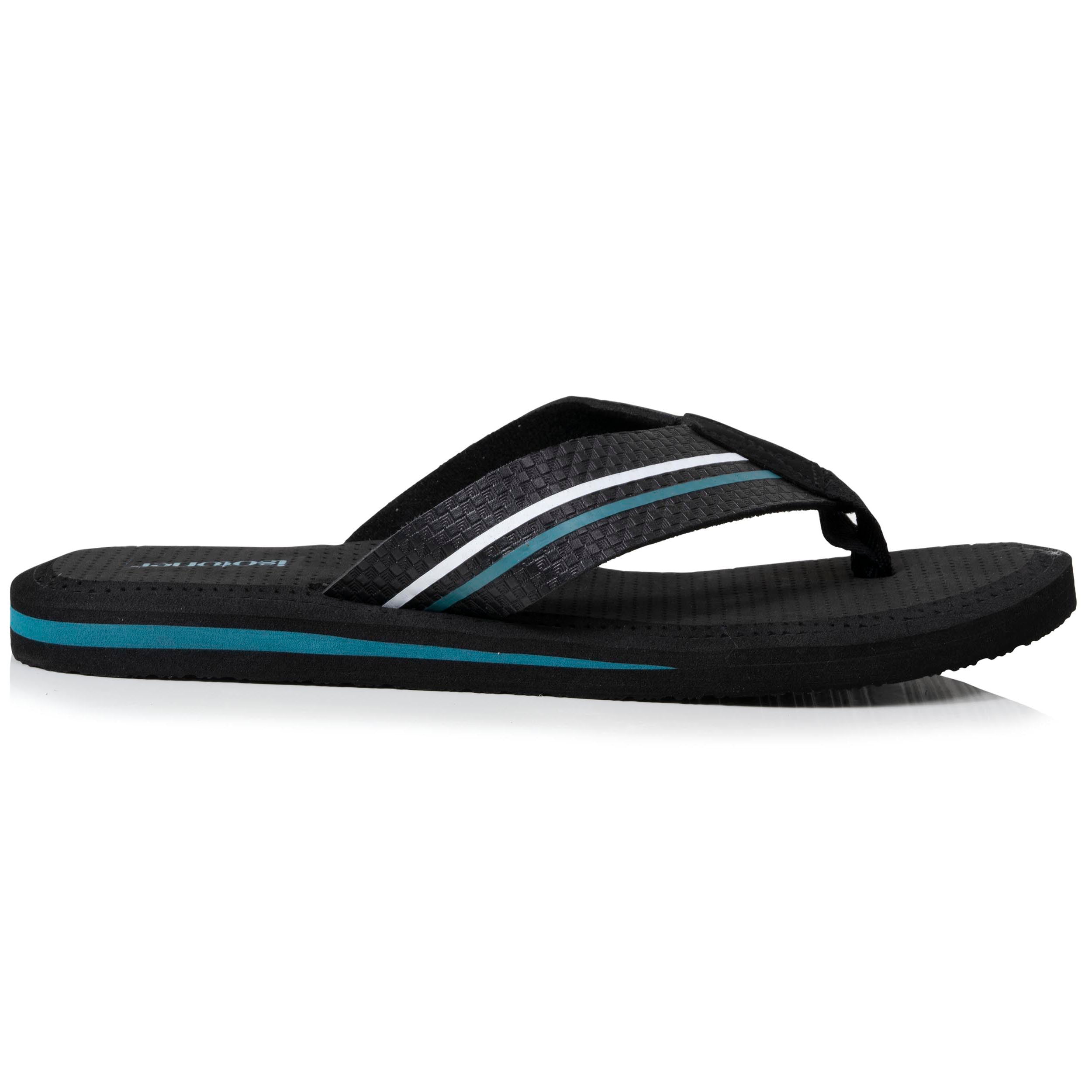 isotoner-tongs-homme-sport-noir-bleu-semelle-ultra-moelleuse image 8