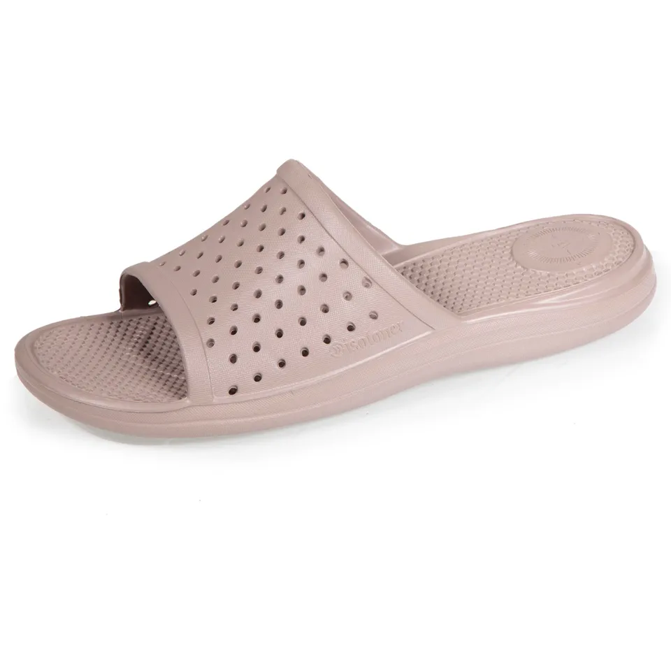 isotoner-mules-claquettes-femme-ajour-es-taupe-everywear image 1