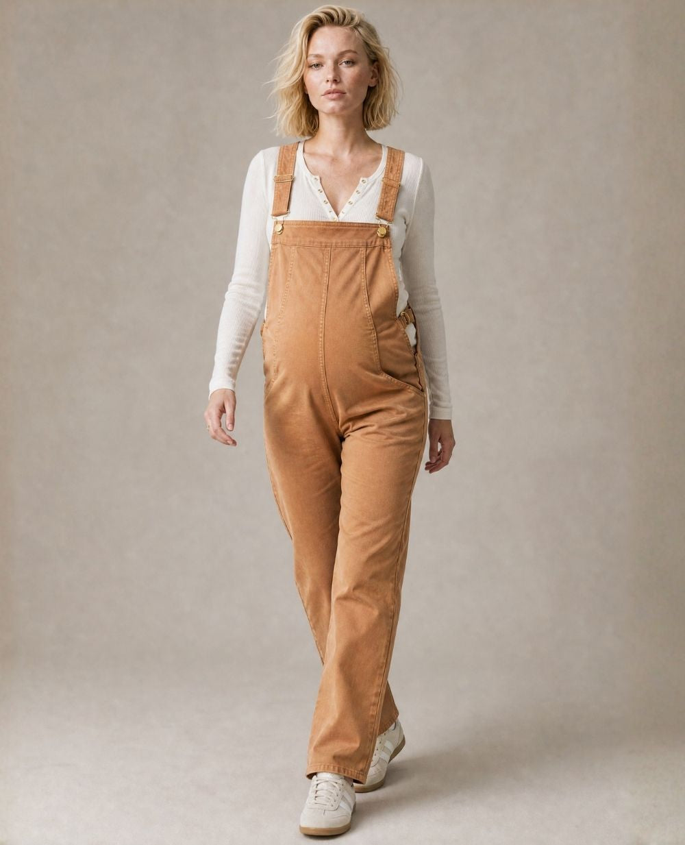 cache-c-ur-andy-camel-salopette-de-grossesse image 1