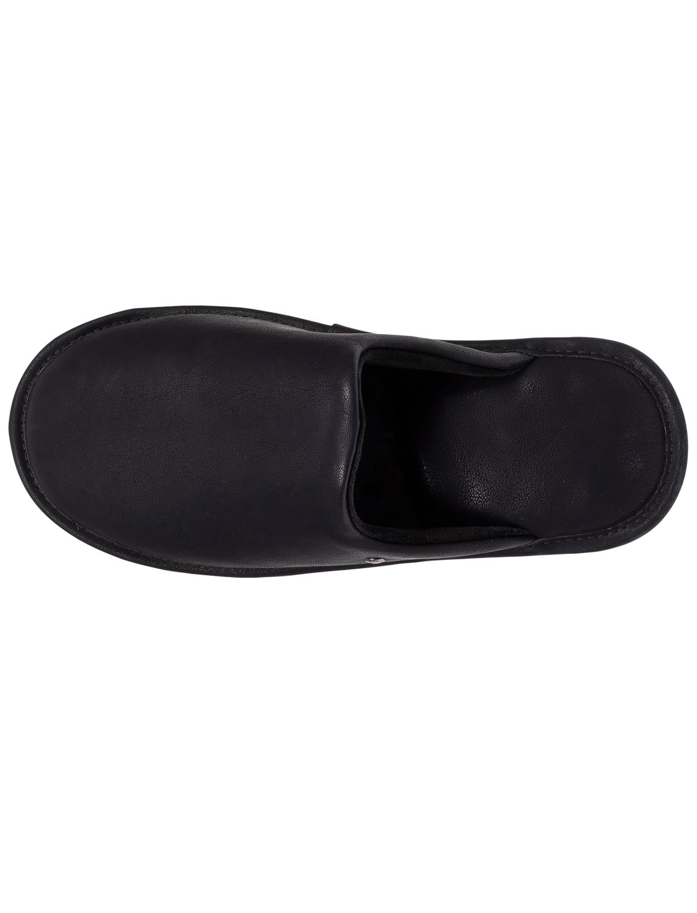 isotoner-chausson-mules-homme-cuir-synth-tique-noir image 7