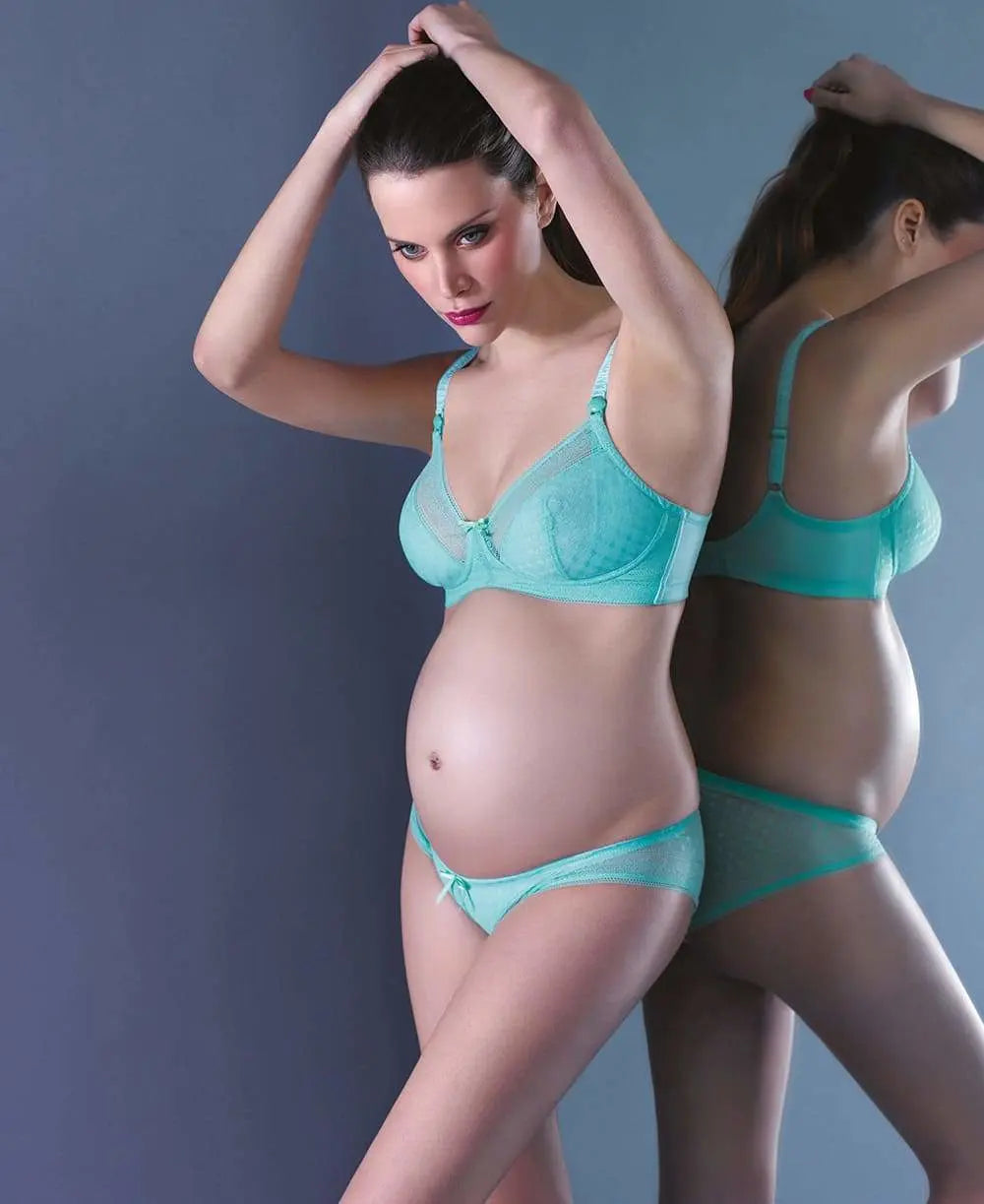 cache-c-ur-mosaic-soutien-gorge-grossesse-et-allaitement-sans-armature-vert-d-ea image 3