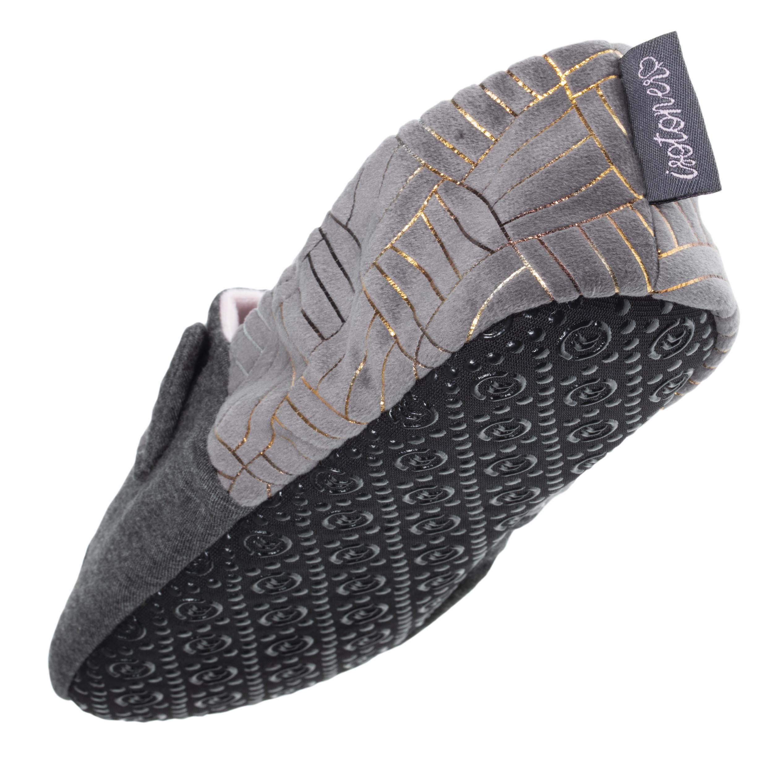 isotoner-chaussons-slippers-femme-3d-chat-gris-chin-fonc image 5