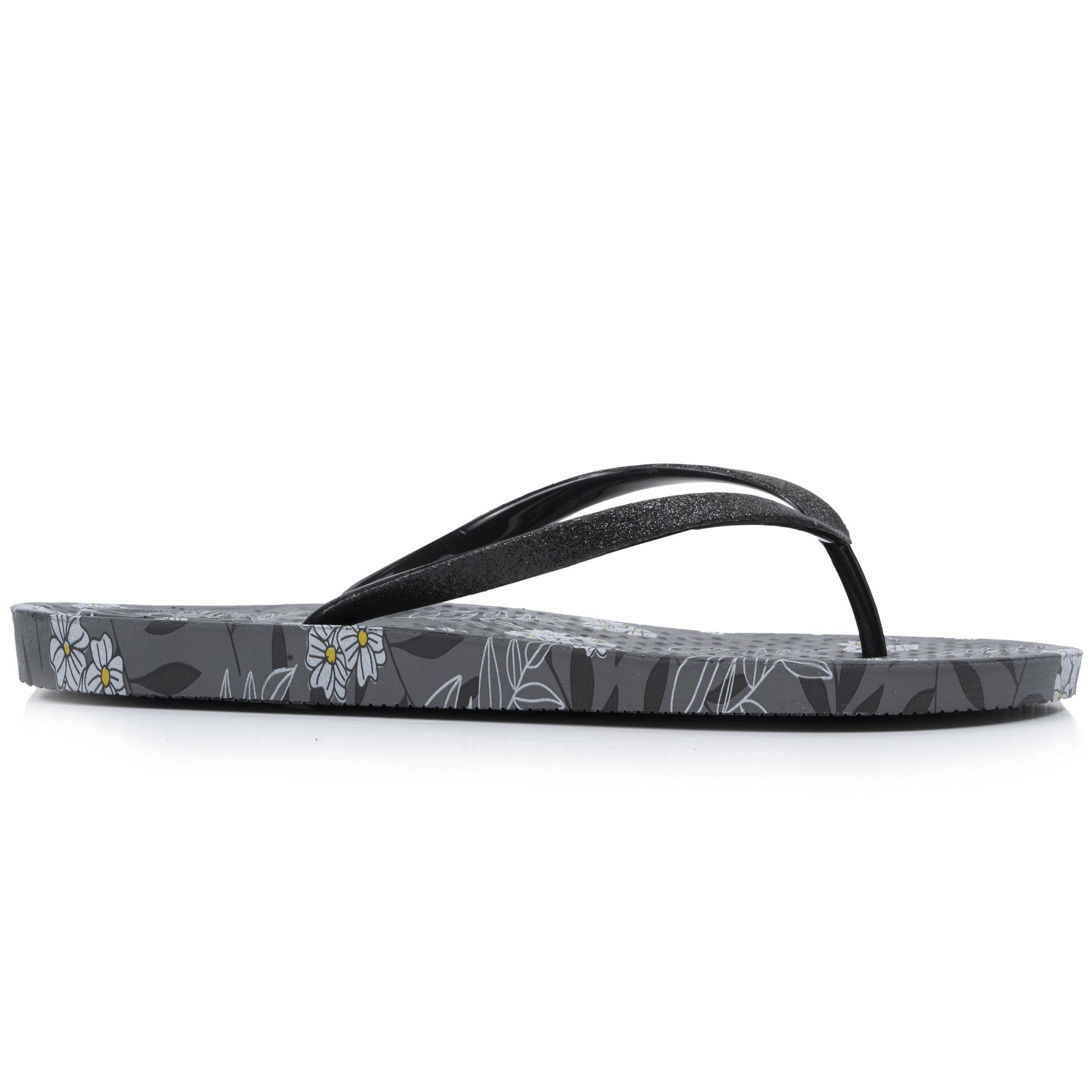 isotoner-tongs-femme-imprim-fleurs-noir-everywear image 8