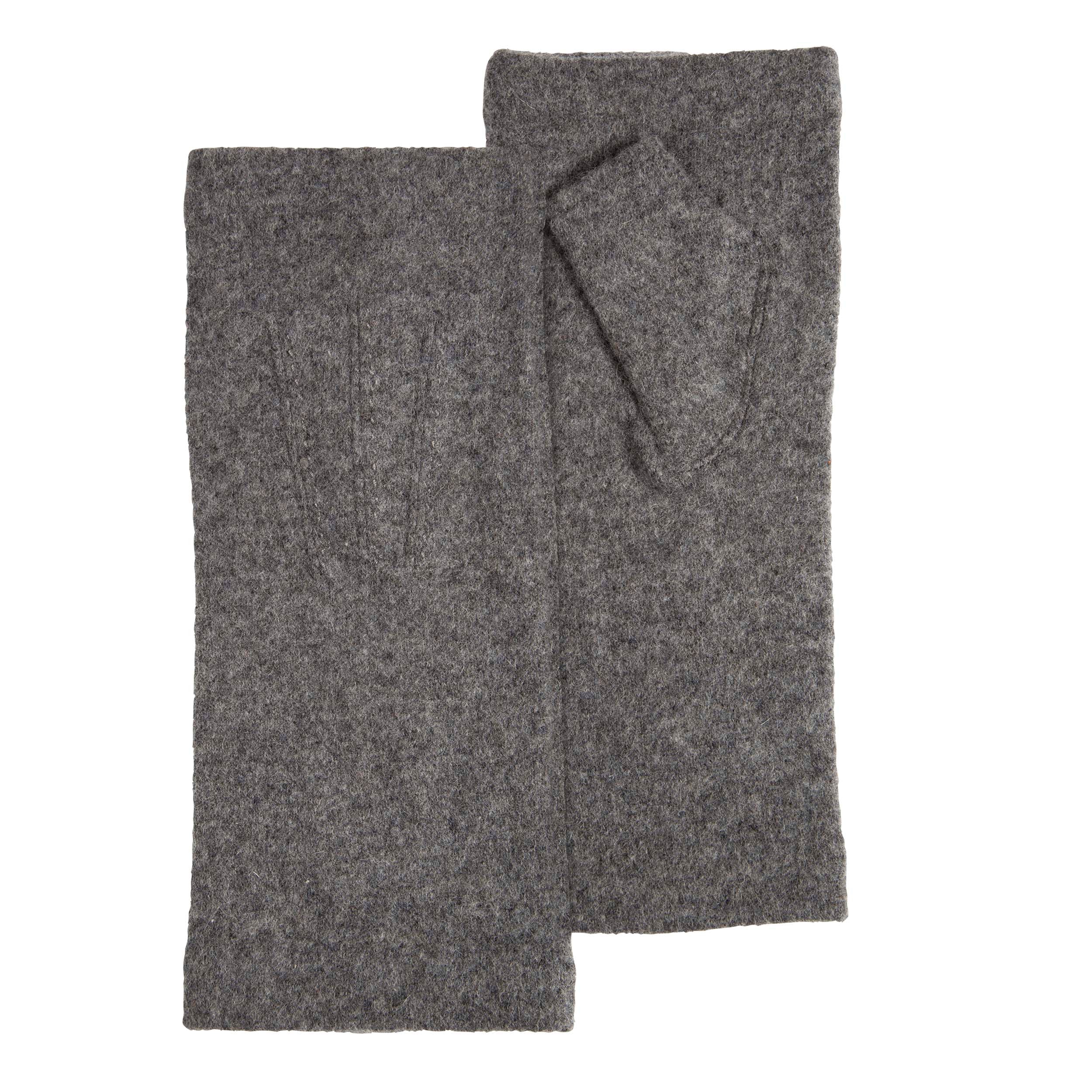 isotoner-mitaines-femme-laine-gris-chin image 1