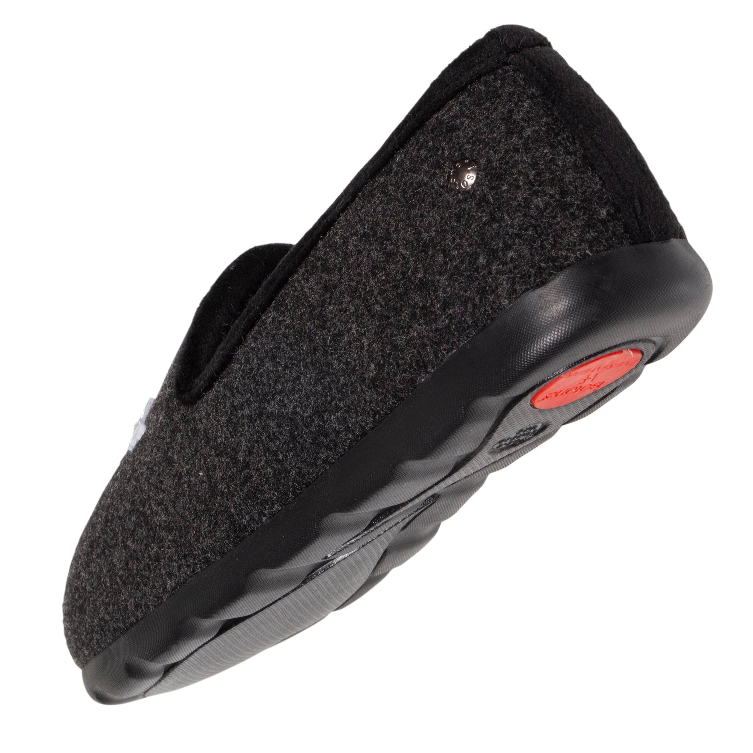 isotoner-chausson-slippers-femme-gris-dessin-everywear image 5