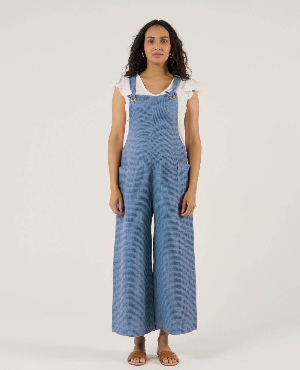 cache-c-ur-salopette-de-maternit-et-d-allaitement-maya-bleu image 3