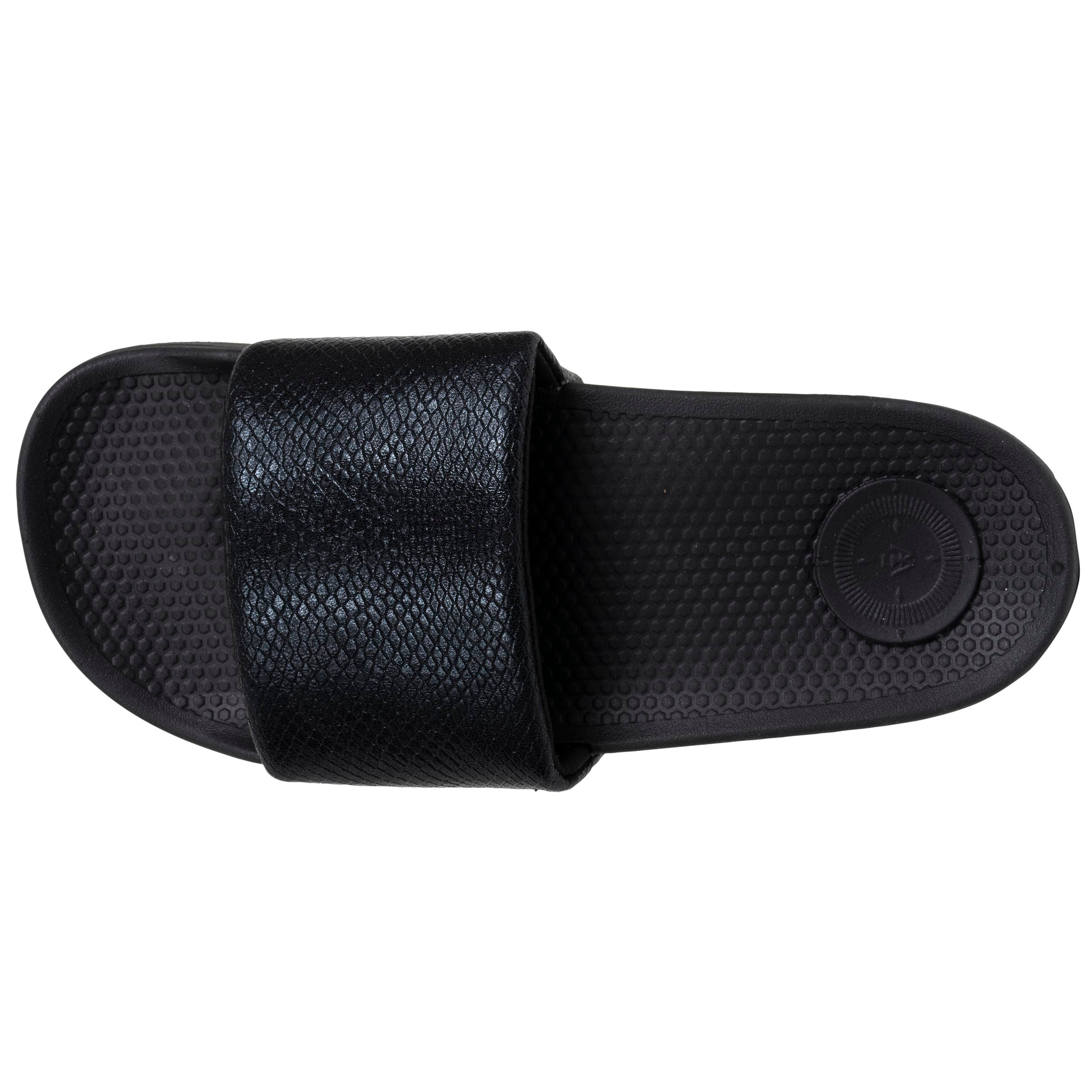 isotoner-mules-claquettes-femme-everywear-noir-serpent image 2