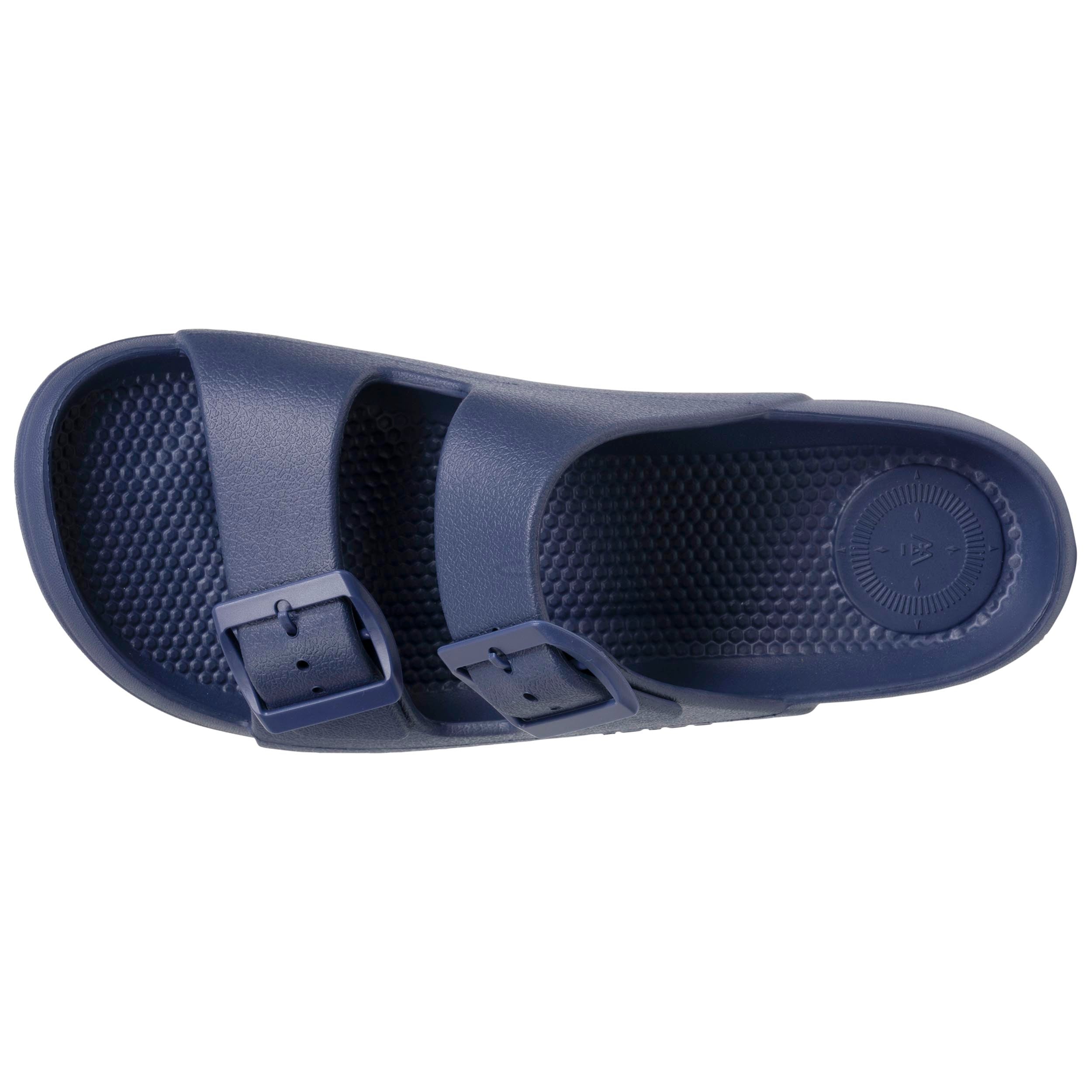 isotoner-mules-claquettes-homme-ajustable-marine image 3