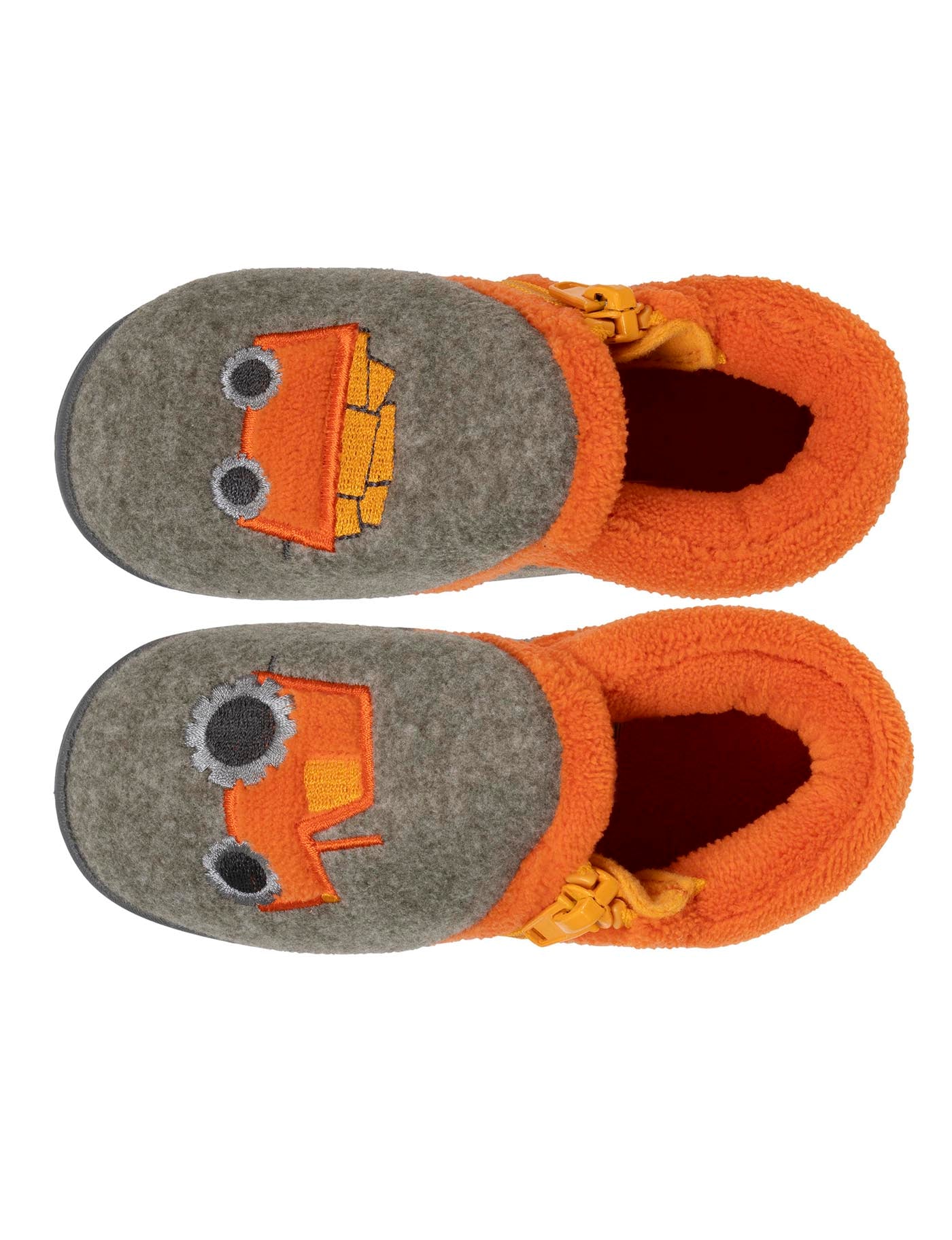 isotoner-chaussons-bottillons-zip-b-b-kaki-chin image 7