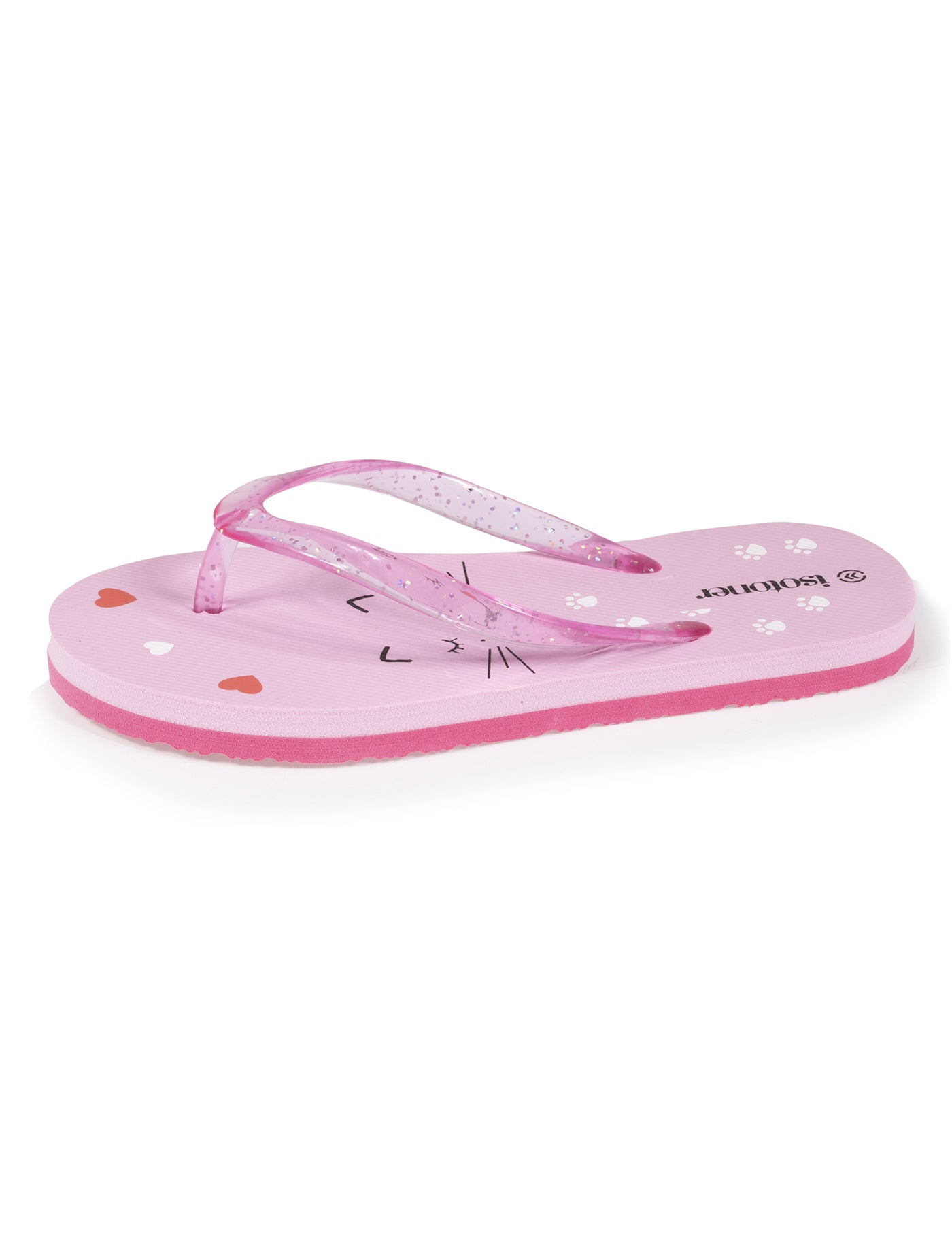 isotoner-tongs-enfant-chat-rose-fille image 6