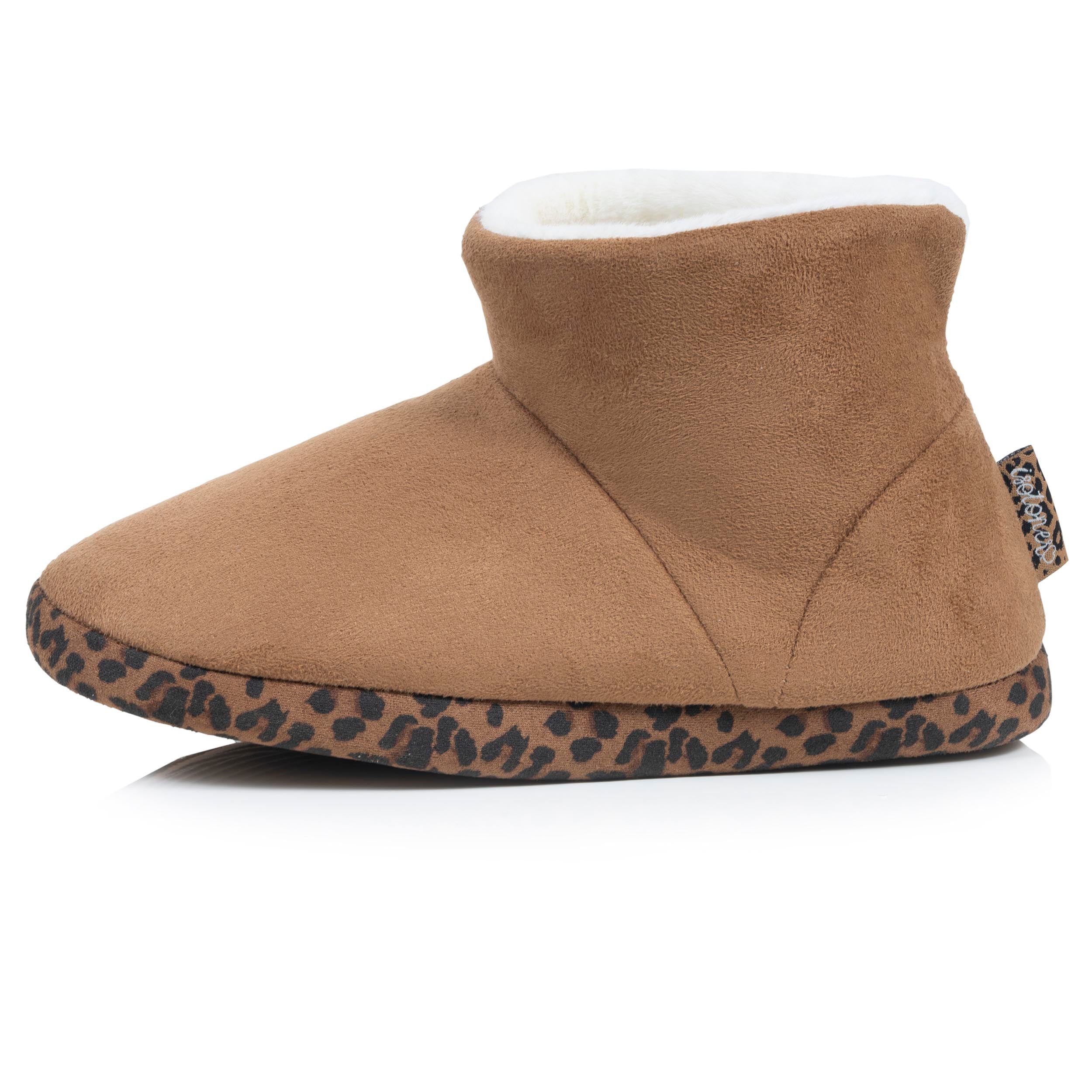 isotoner-chaussons-bottillons-femme-su-dine-l-opard image 3