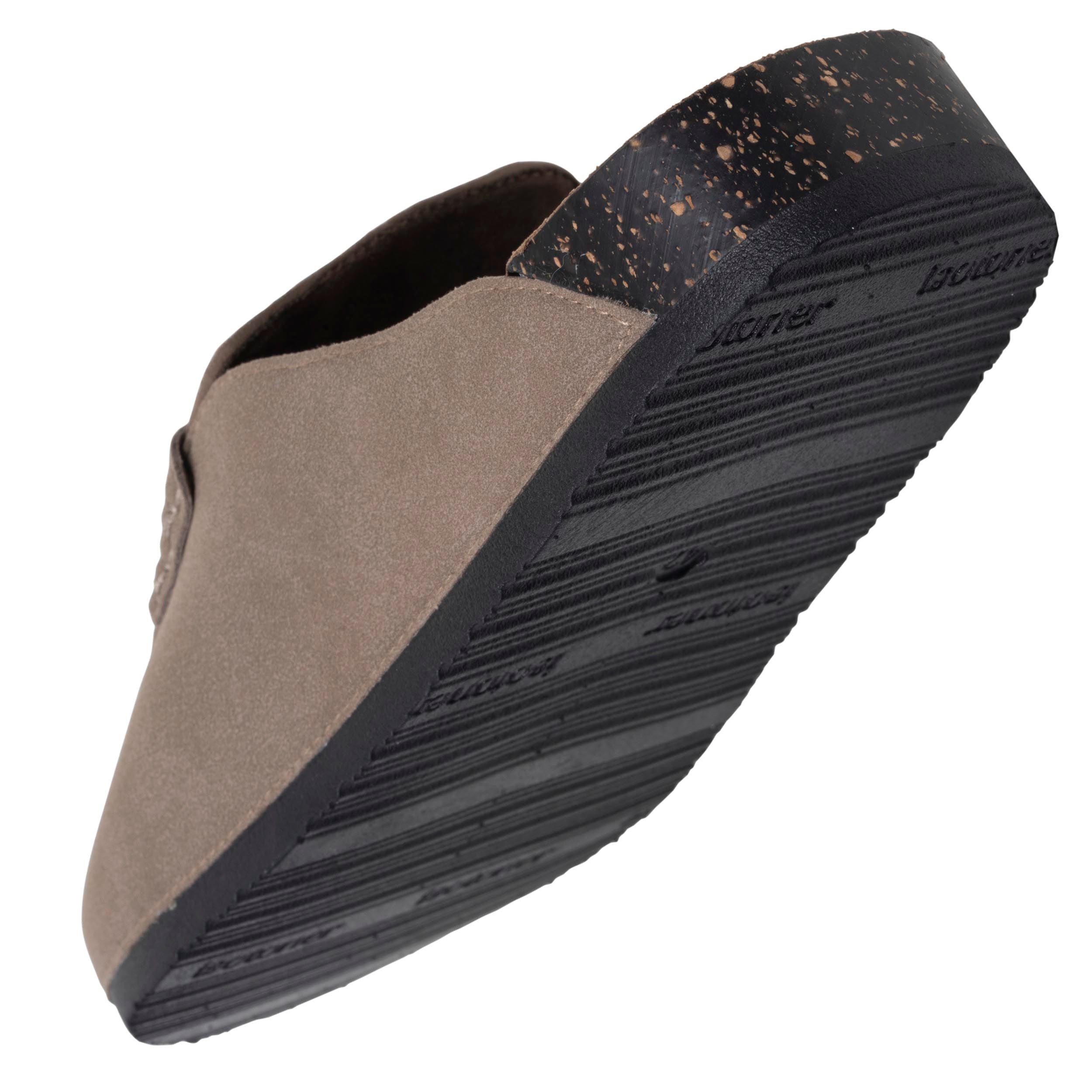 isotoner-sabots-mocassin-homme-taupe image 5