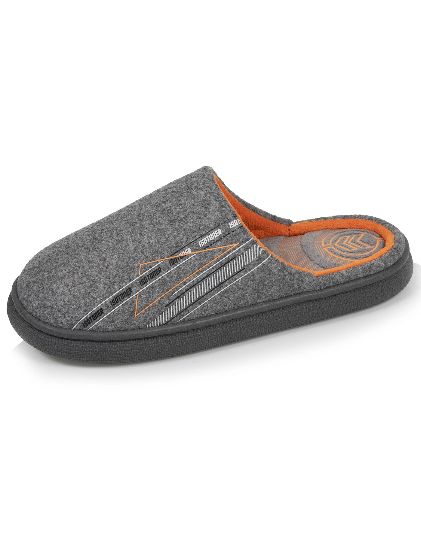 isotoner-chaussons-mules-homme-bloup-gris-chin-2 image 6