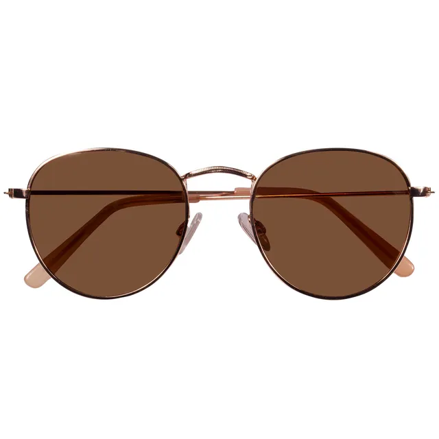 isotoner-lunettes-de-soleil-femme-ovale-or-rose-polaris image 1