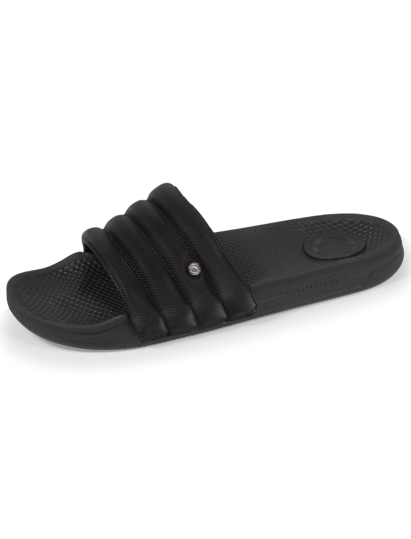 isotoner-mules-claquettes-femme-matelass-noir image 6
