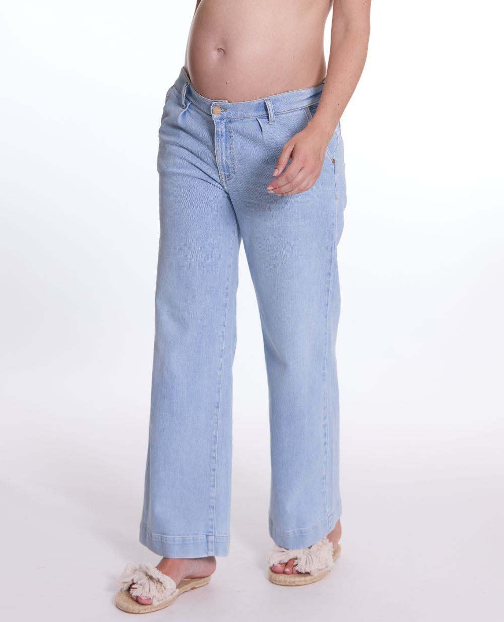 cache-c-ur-jean-de-grossesse-wide-leg-kelly-light-blue image 2