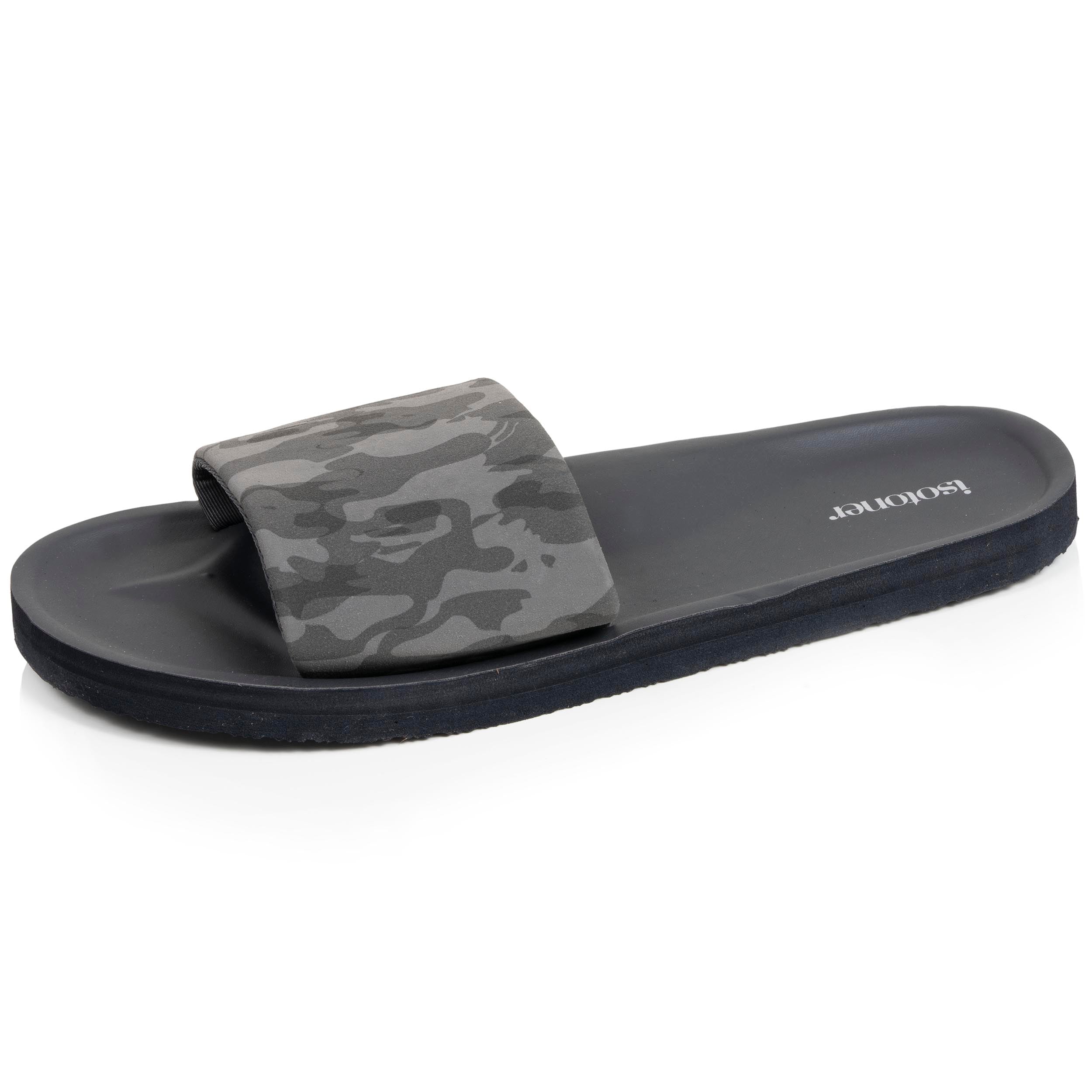 isotoner-mules-claquettes-homme-moul-es-camouflage image 1