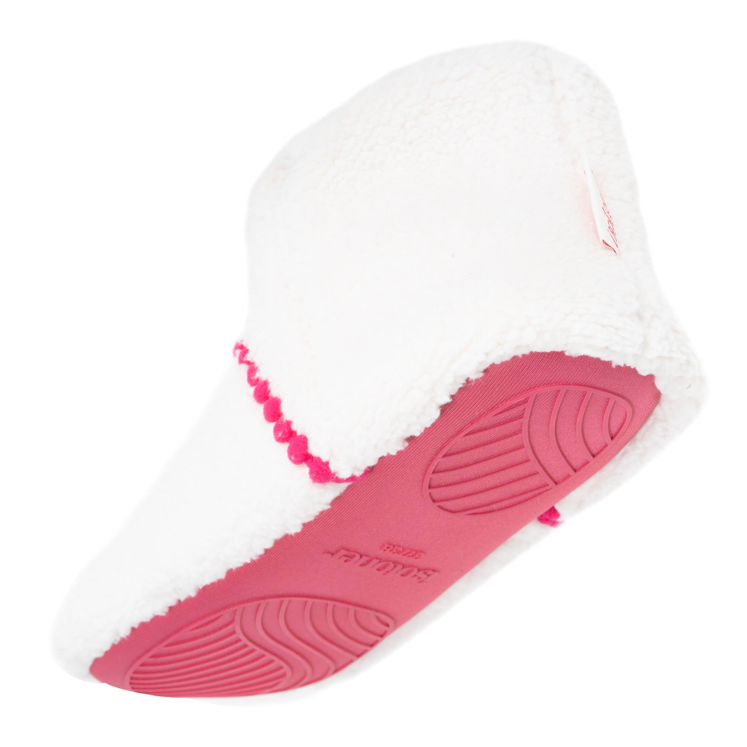 isotoner-chaussons-bottillons-femme-sherpa-lama-ivoire image 5