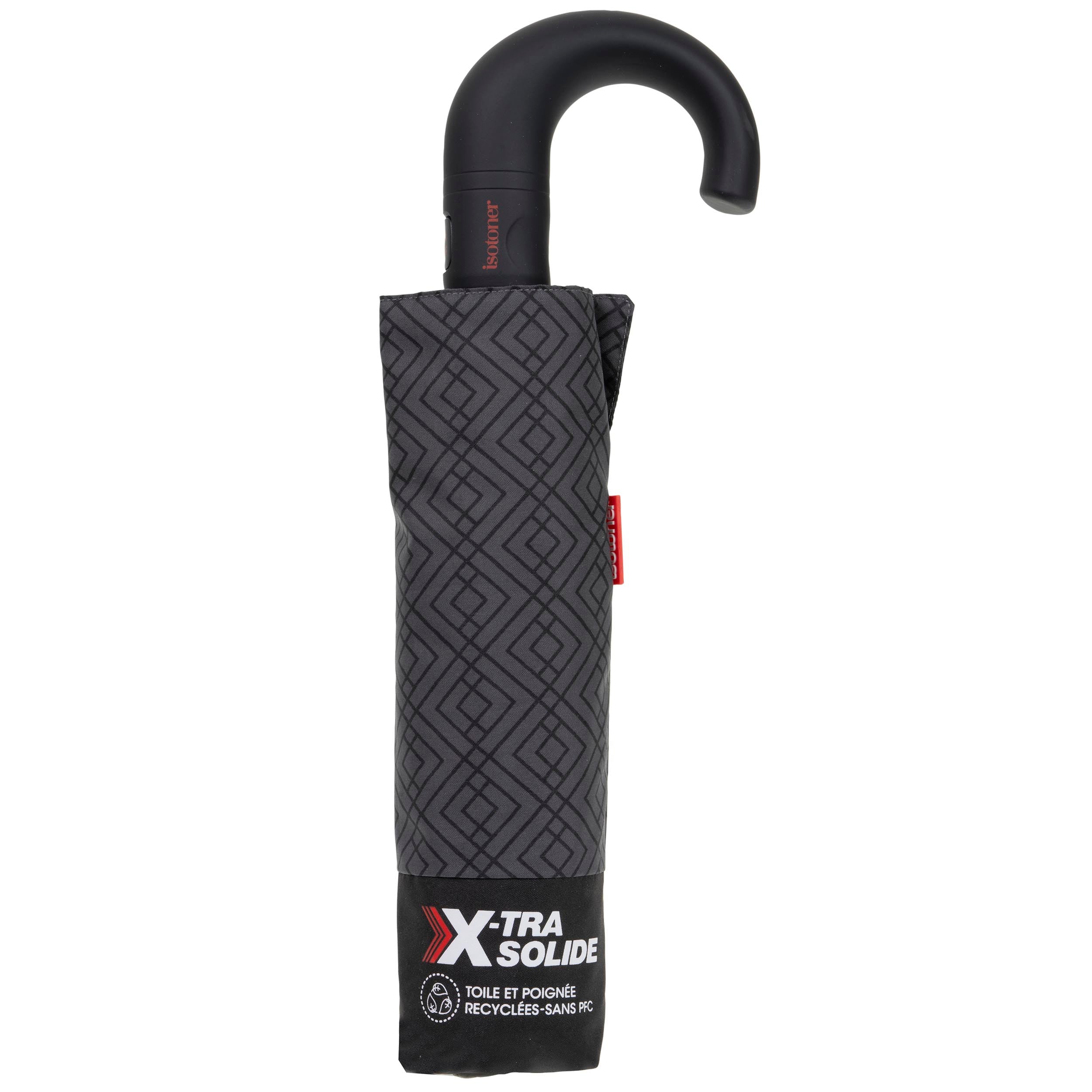 isotoner-parapluie-crook-x-tra-solide-monogramme-homme image 5