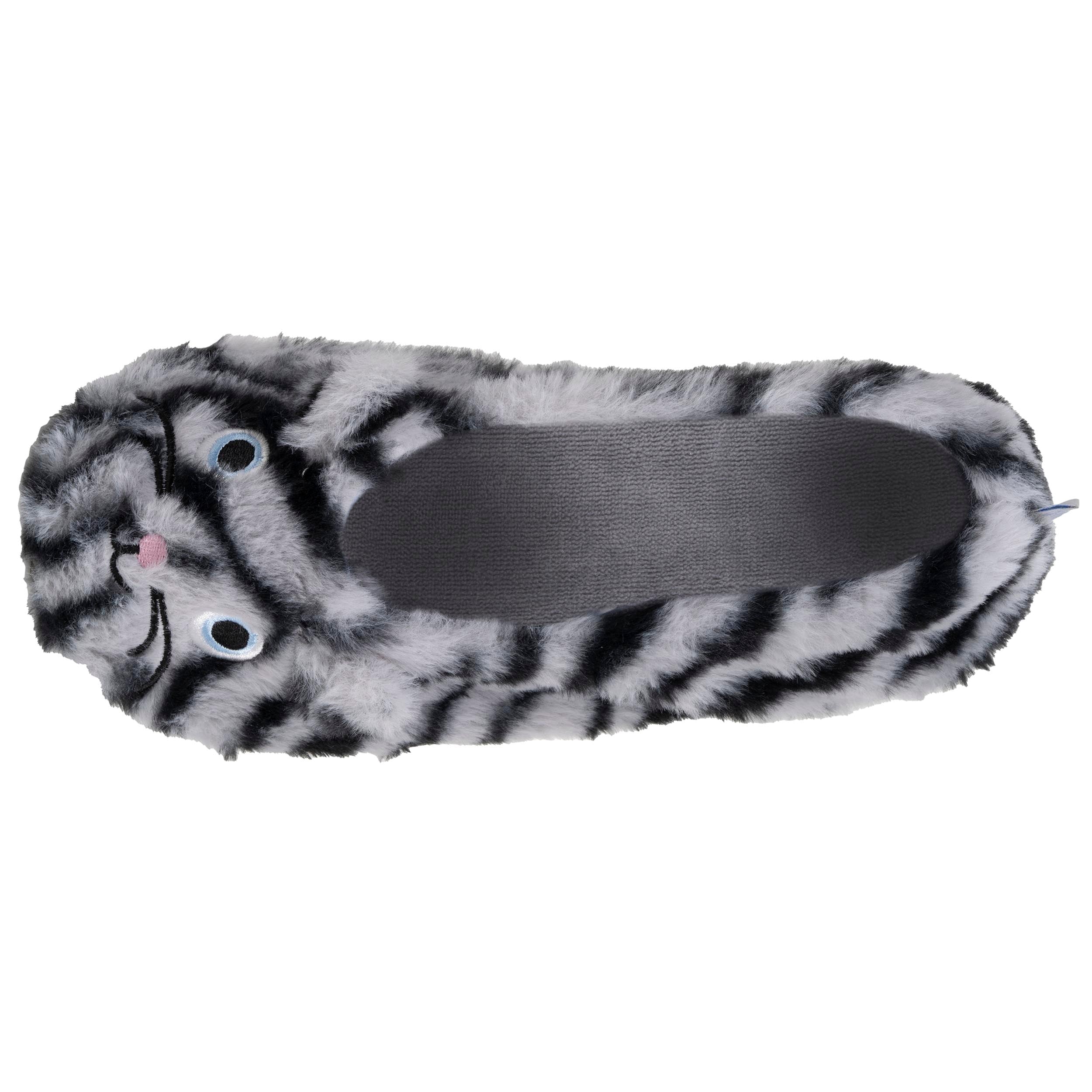 isotoner-chaussons-ballerines-3d-femme-chat-tigr image 3
