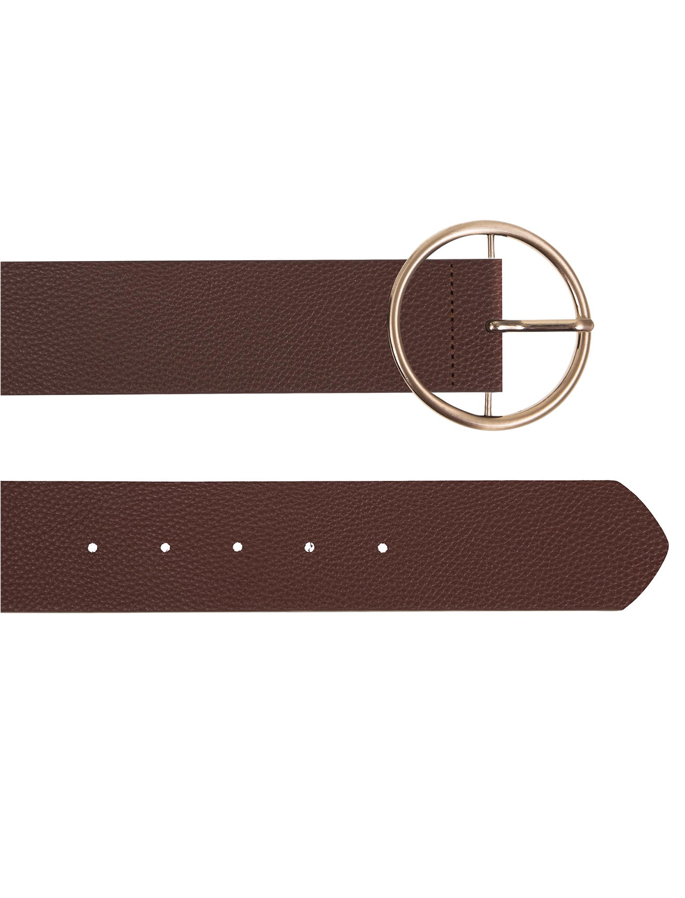 isotoner-ceinture-xl-femme-marron-synth-tique-grain-5-cm image 7