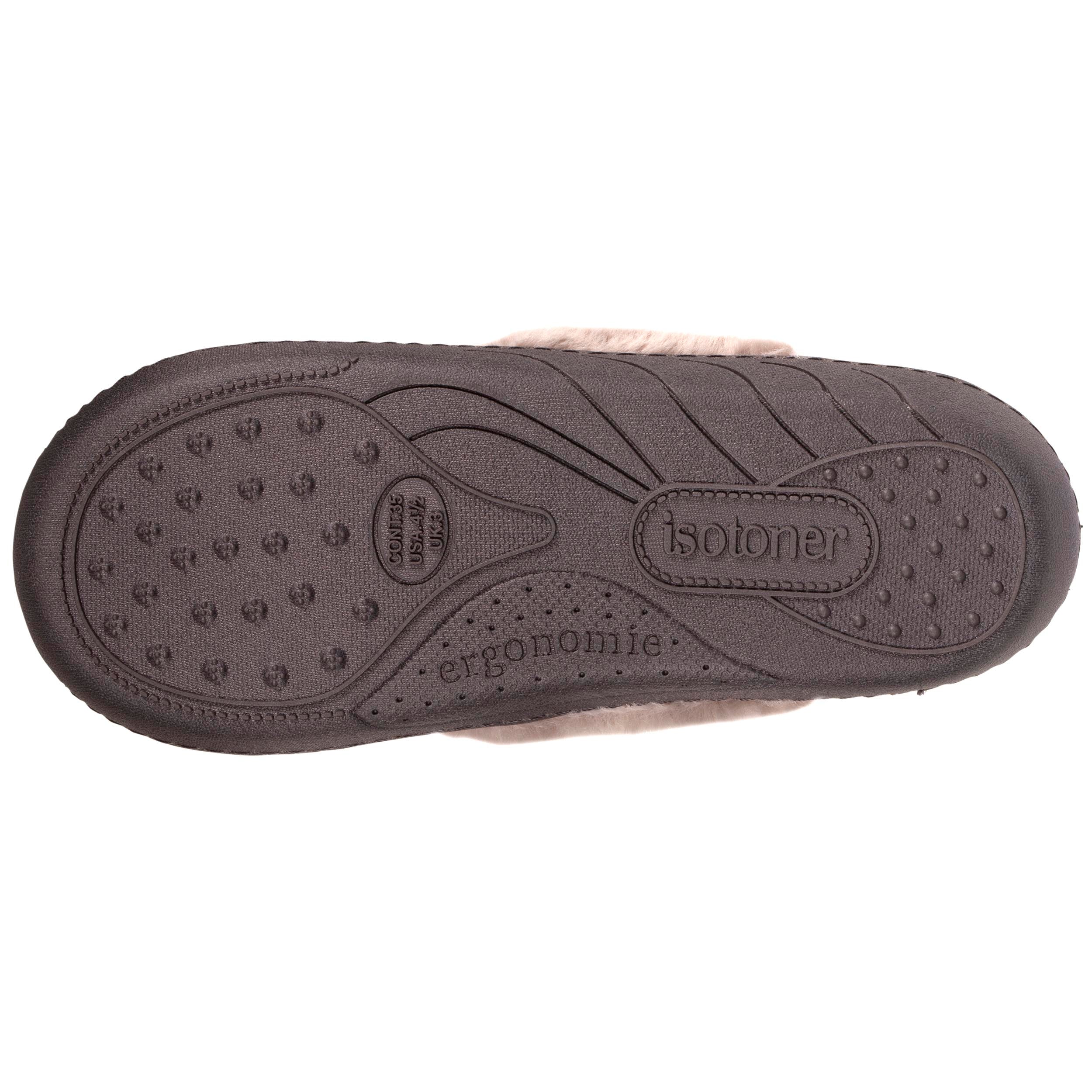 isotoner-chaussons-mules-junior-gris-iris image 4