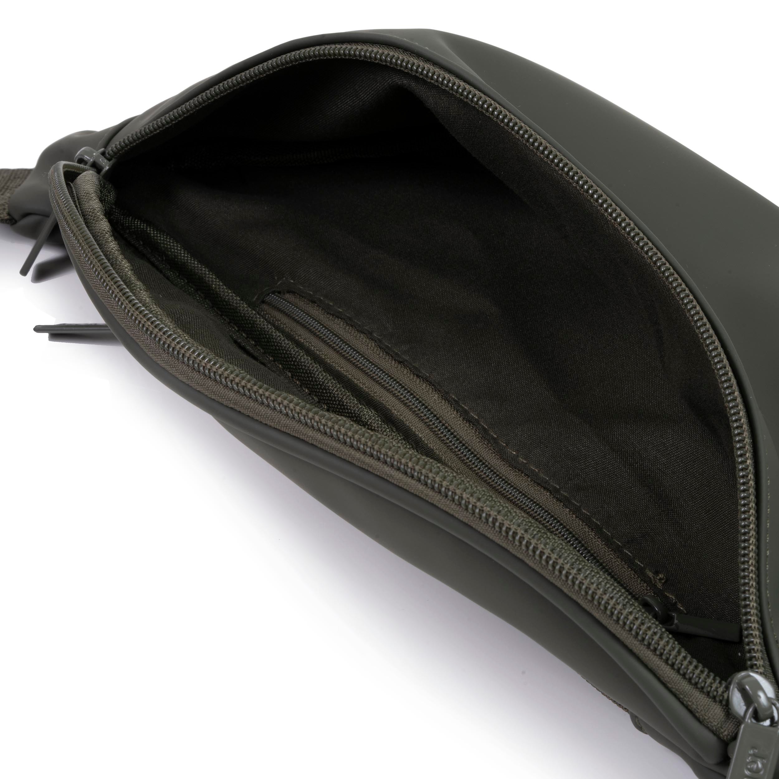 isotoner-sac-banane-mixte-kaki-toucher-gomme image 3