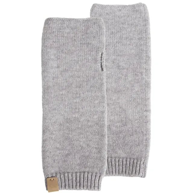 isotoner-mitaines-femme-maille-longues-gris image 1