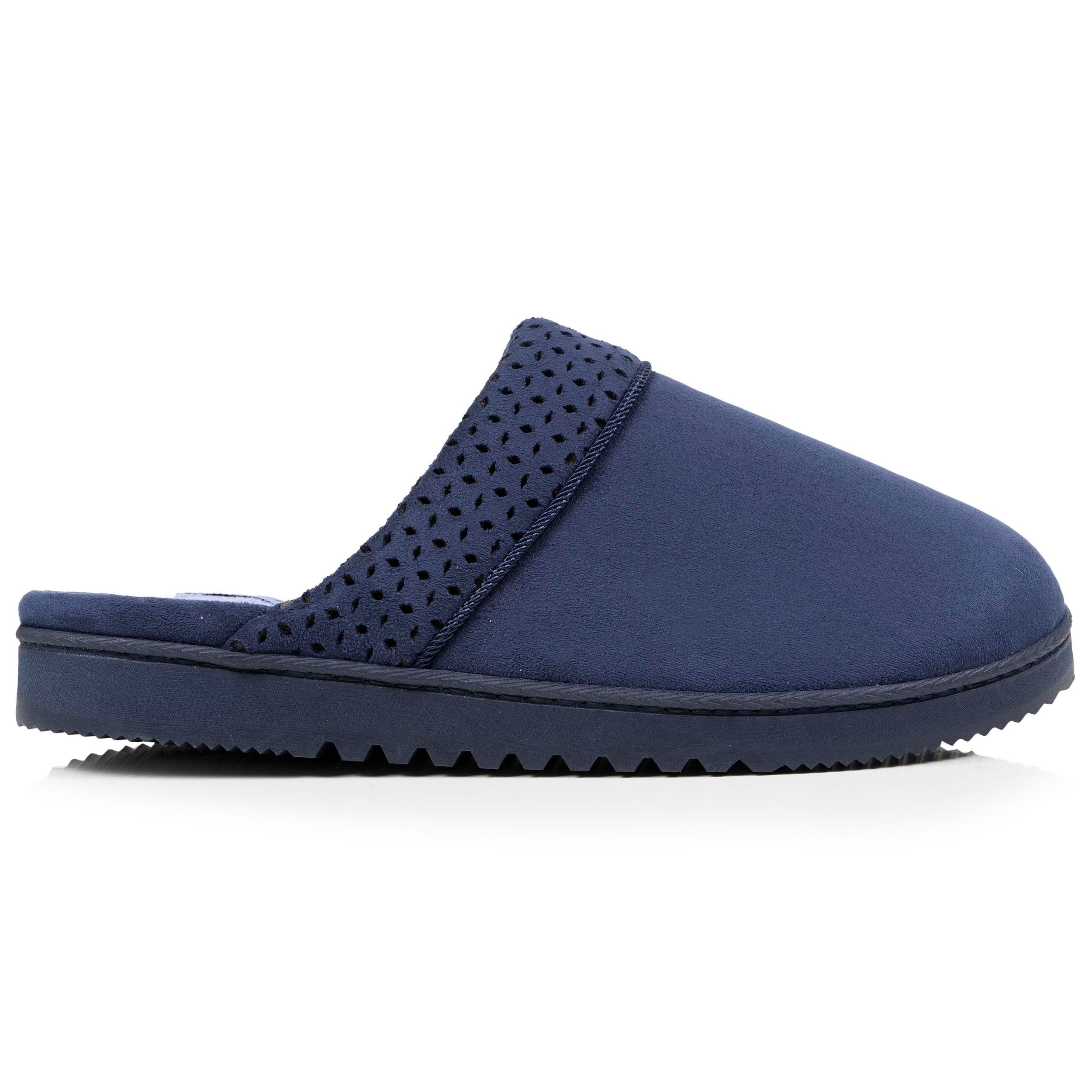 isotoner-chaussons-mules-crant-es-femme-marine-confort-int-rieur image 8