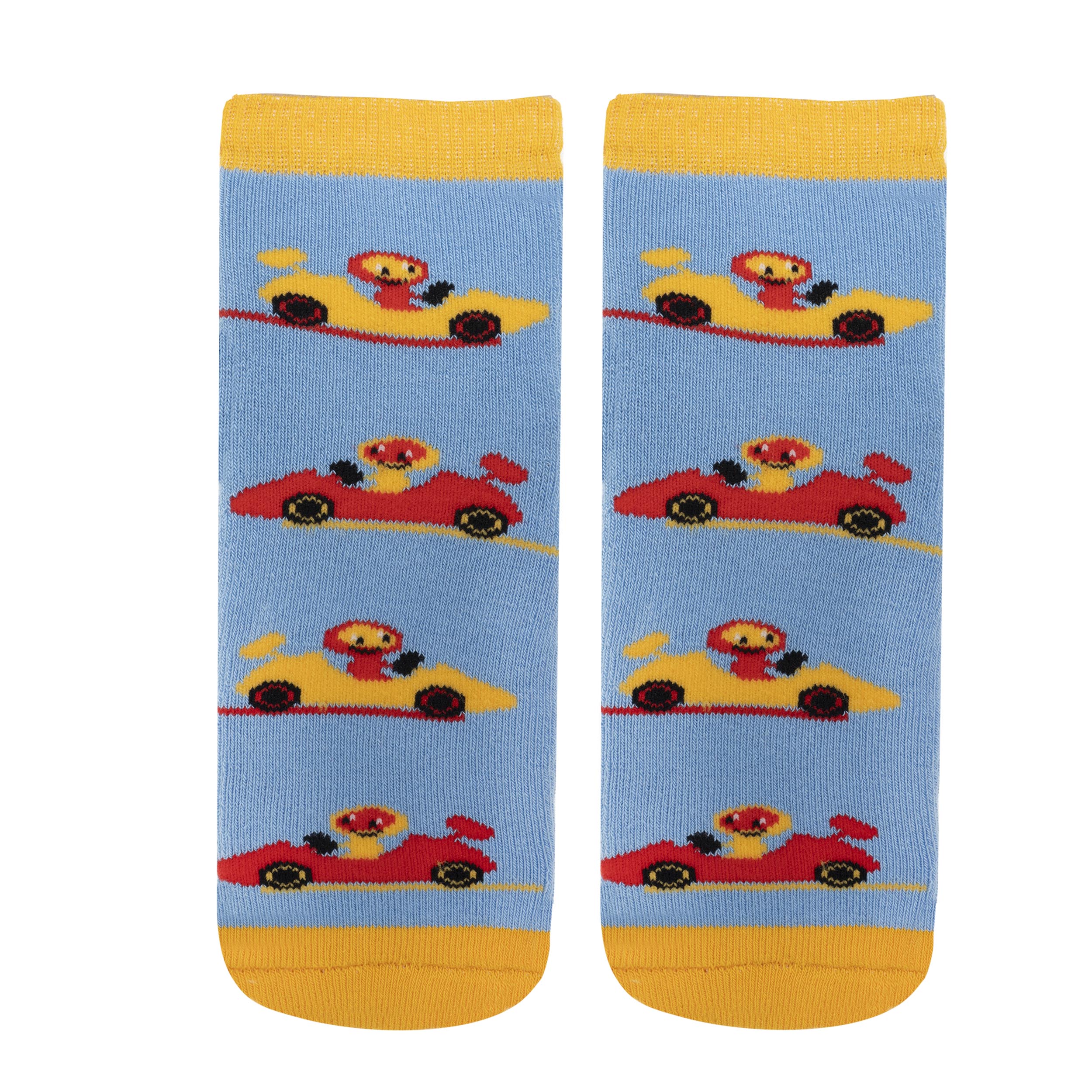 isotoner-chaussettes-anti-d-rapantes-enfant-jaune-1-4-ans image 1