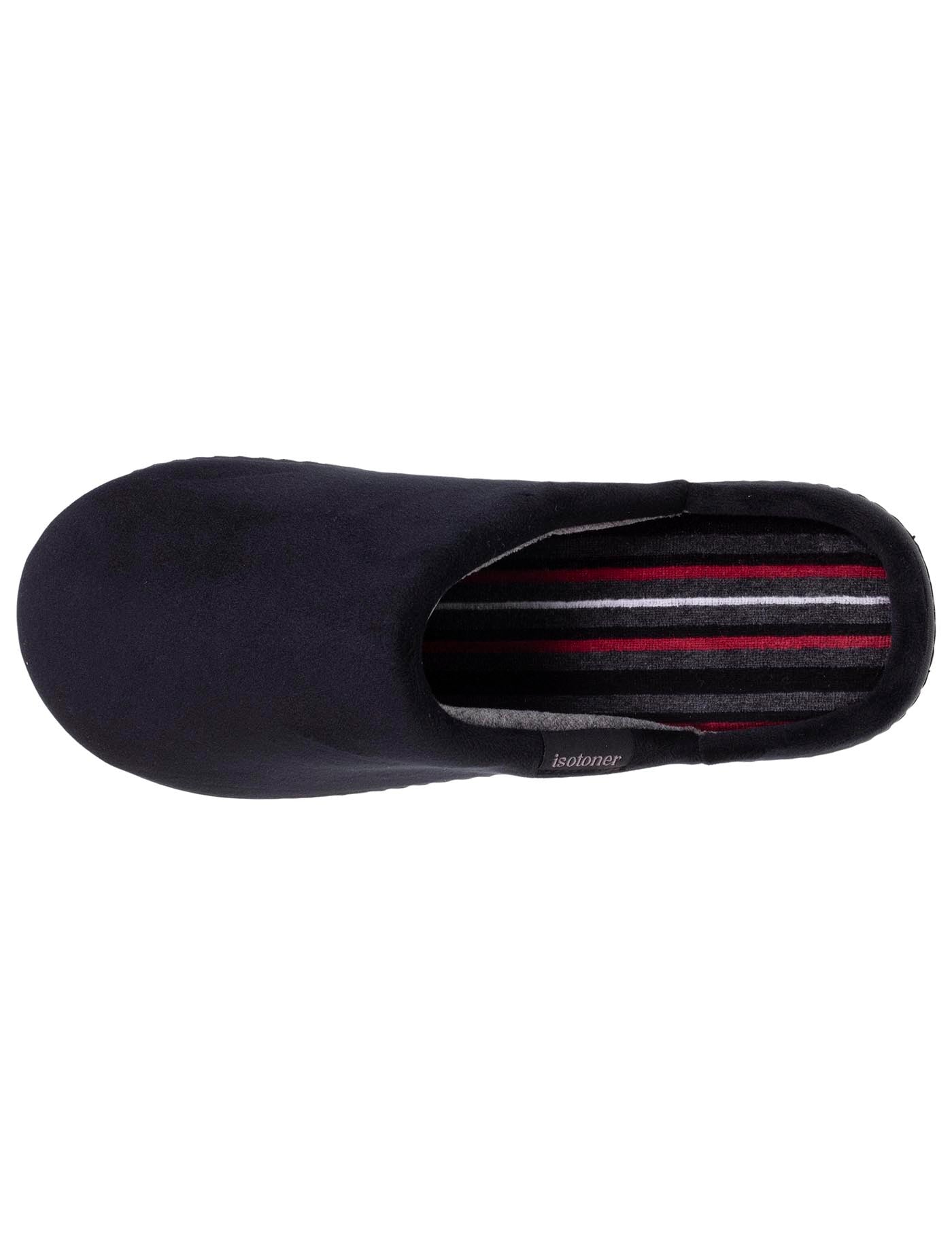 isotoner-chaussons-mules-homme-noir-m-moire-de-forme image 7