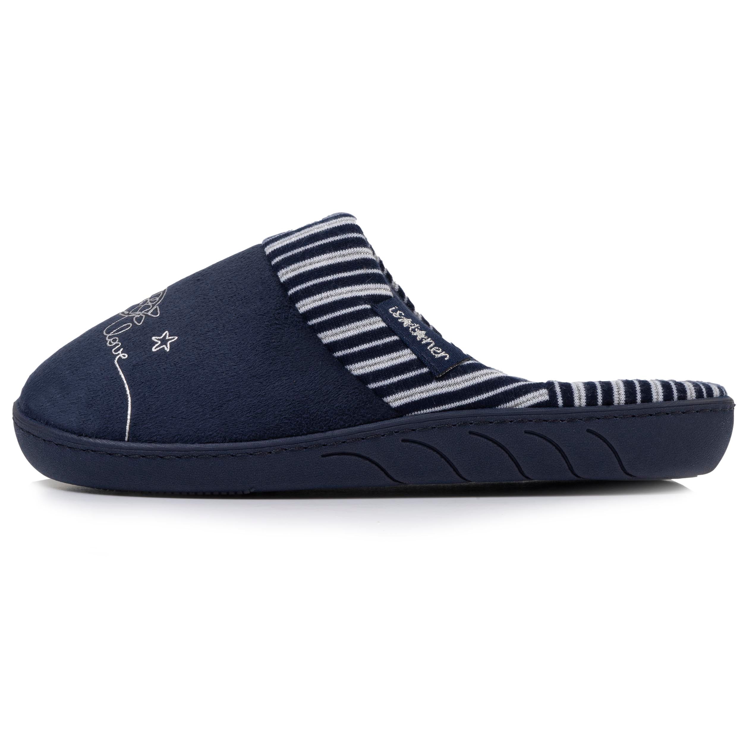 isotoner-chaussons-mules-junior-marine-tortue image 3