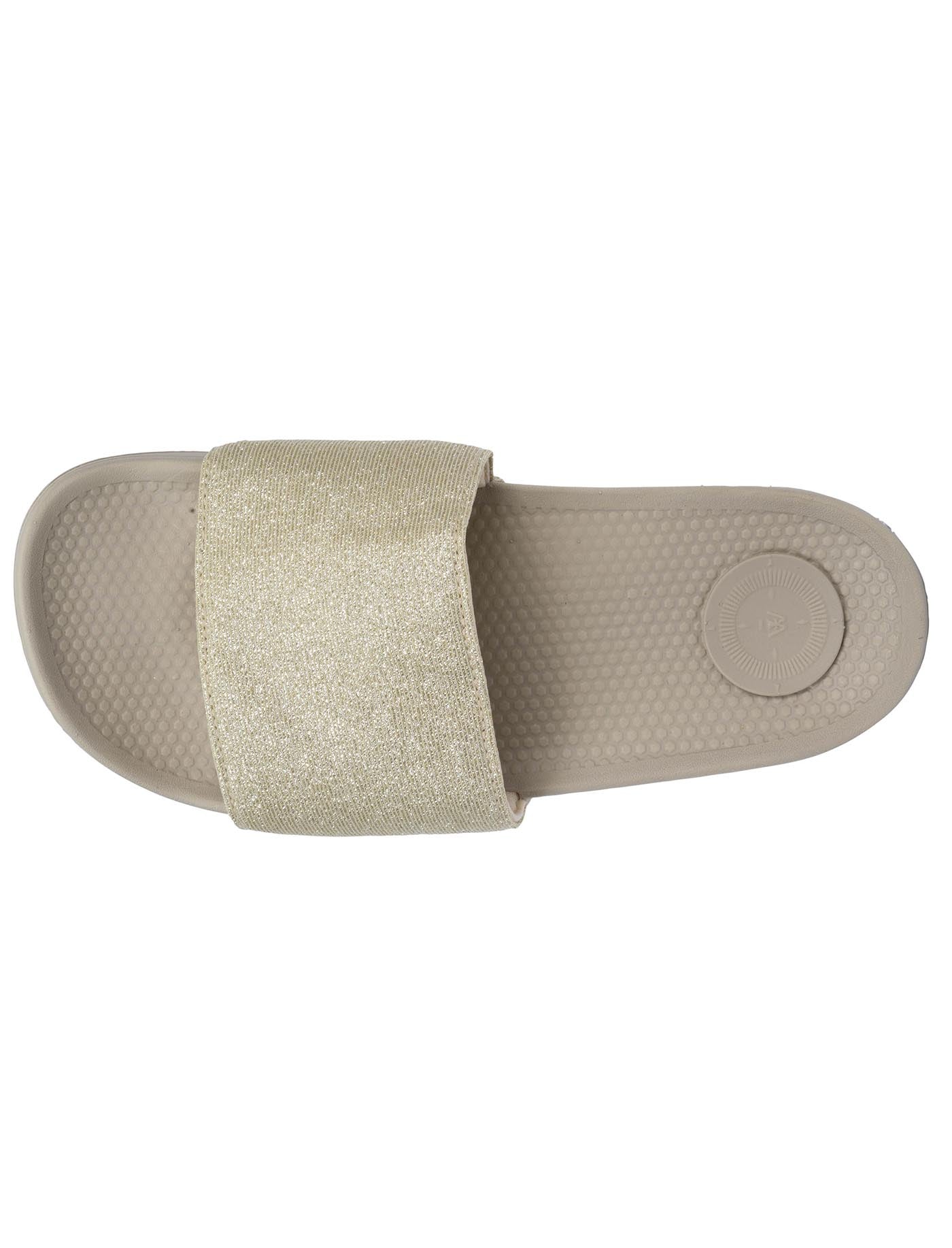 isotoner-mules-claquettes-femme-everywear-beige-paillet image 7