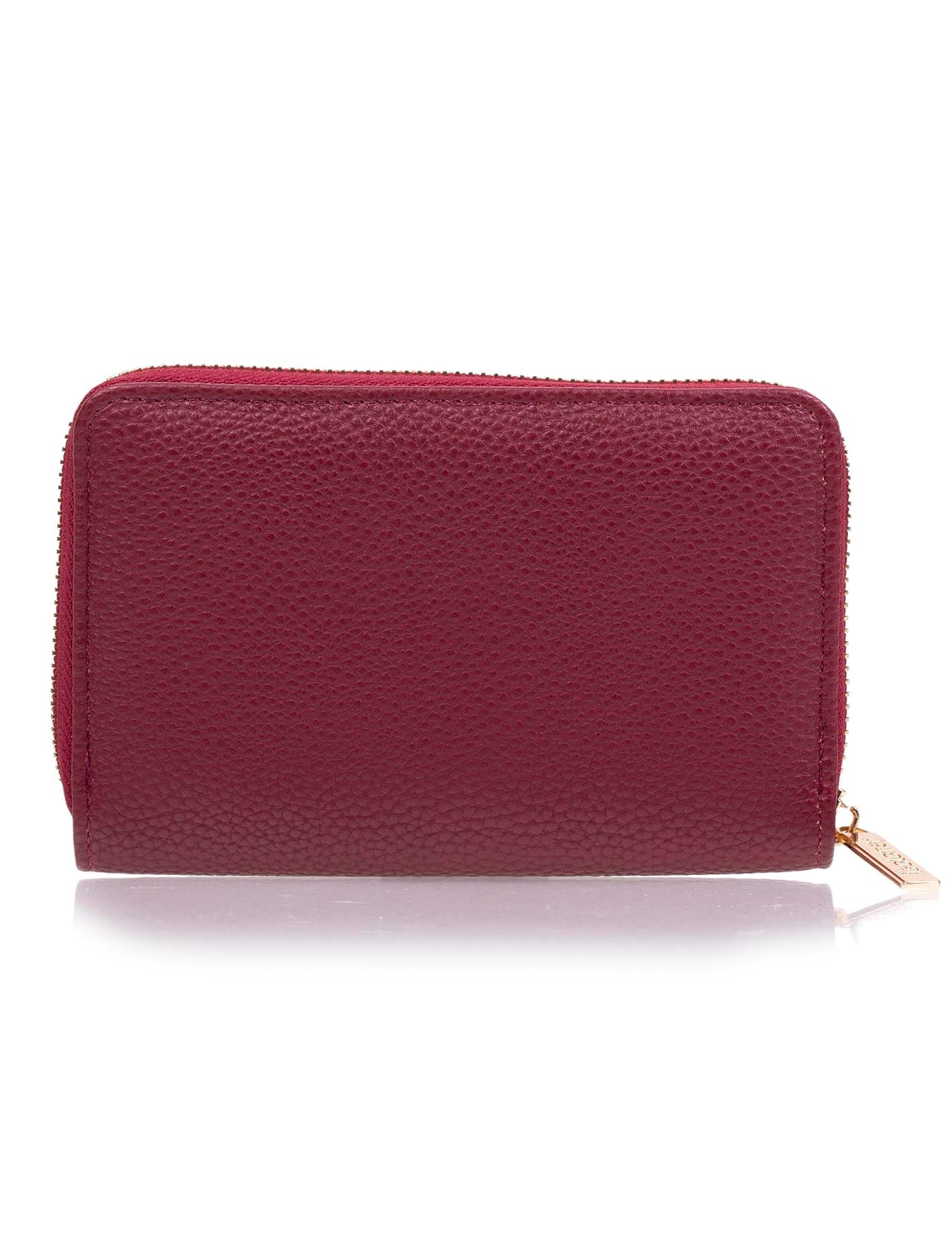 isotoner-portefeuille-femme-zipp-rouge-rfid image 7
