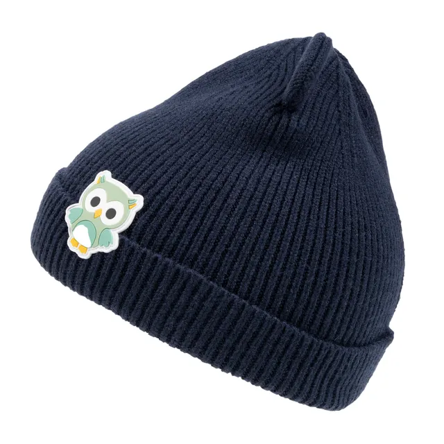 isotoner-bonnet-enfant-2-4-ans-oreilles-marine-hibou image 1