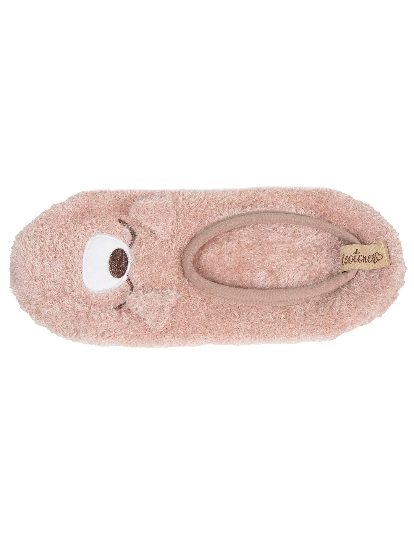 isotoner-chaussettes-d-int-rieur-femme-chat-abricot image 7