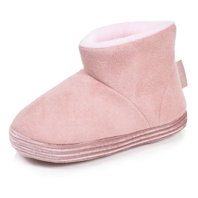 isotoner-chaussons-bottillons-enfant-su-dine-rose image 1