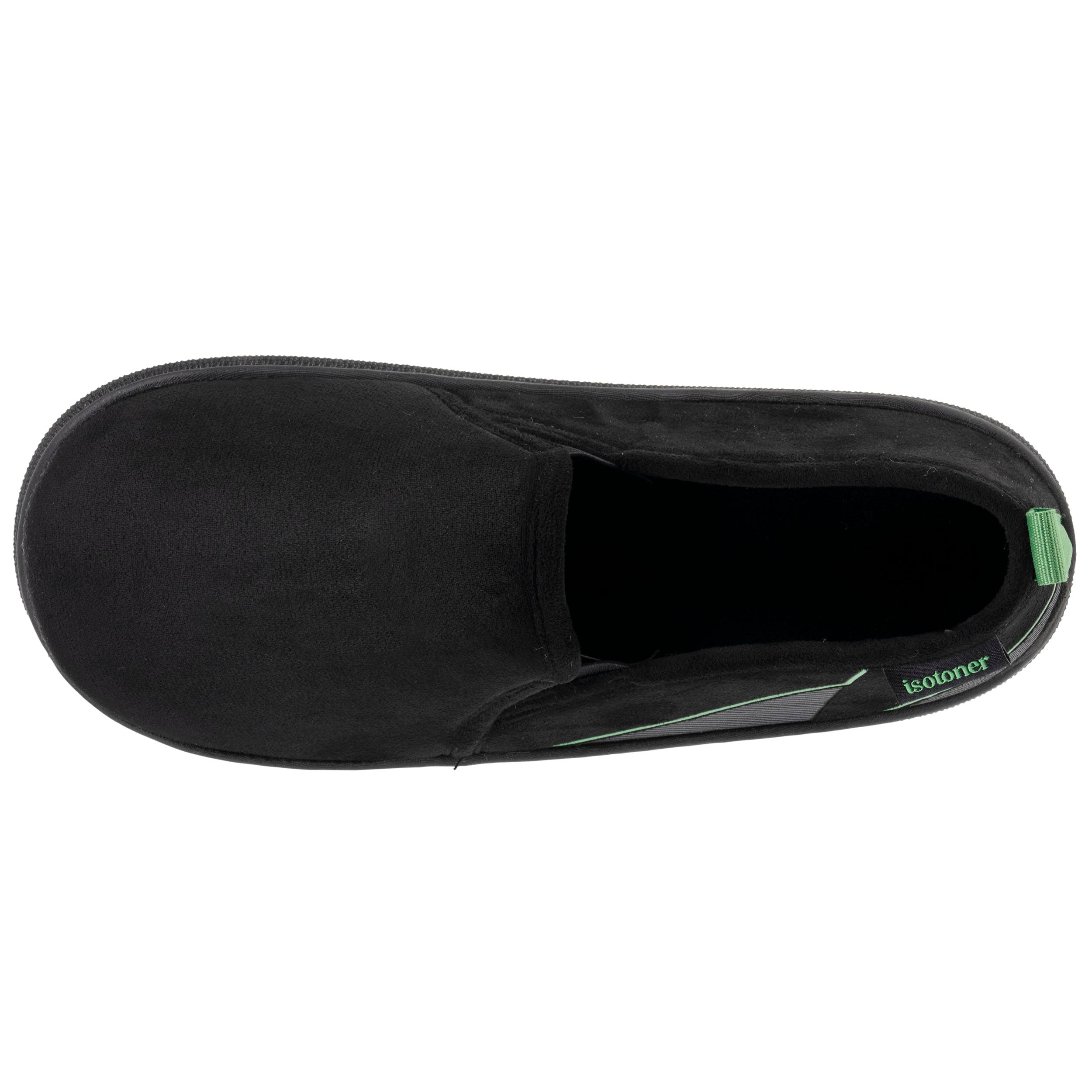 isotoner-bloup-chaussons-slippers-homme-noir image 2